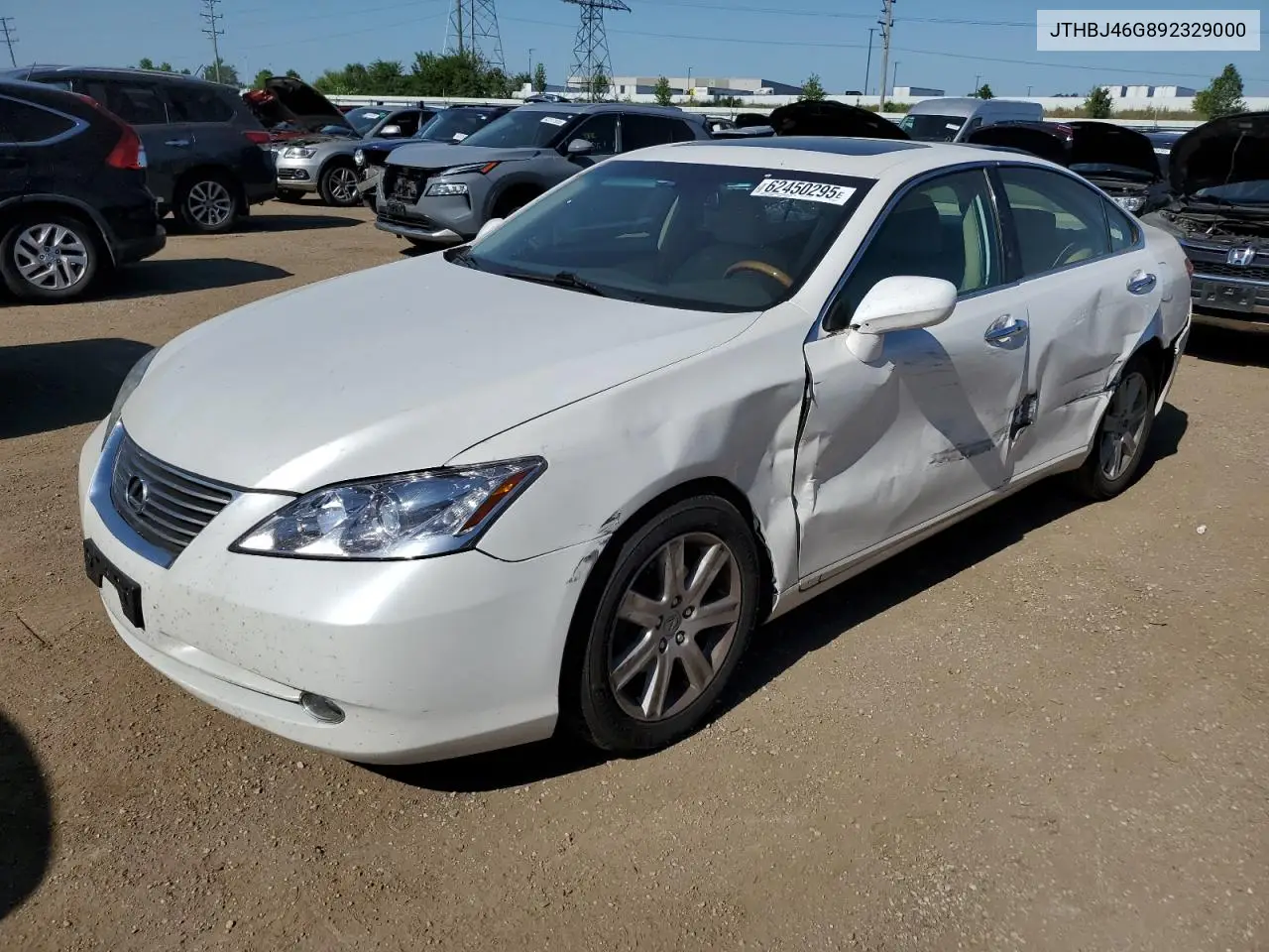2009 Lexus Es 350 VIN: JTHBJ46G892329000 Lot: 62450295