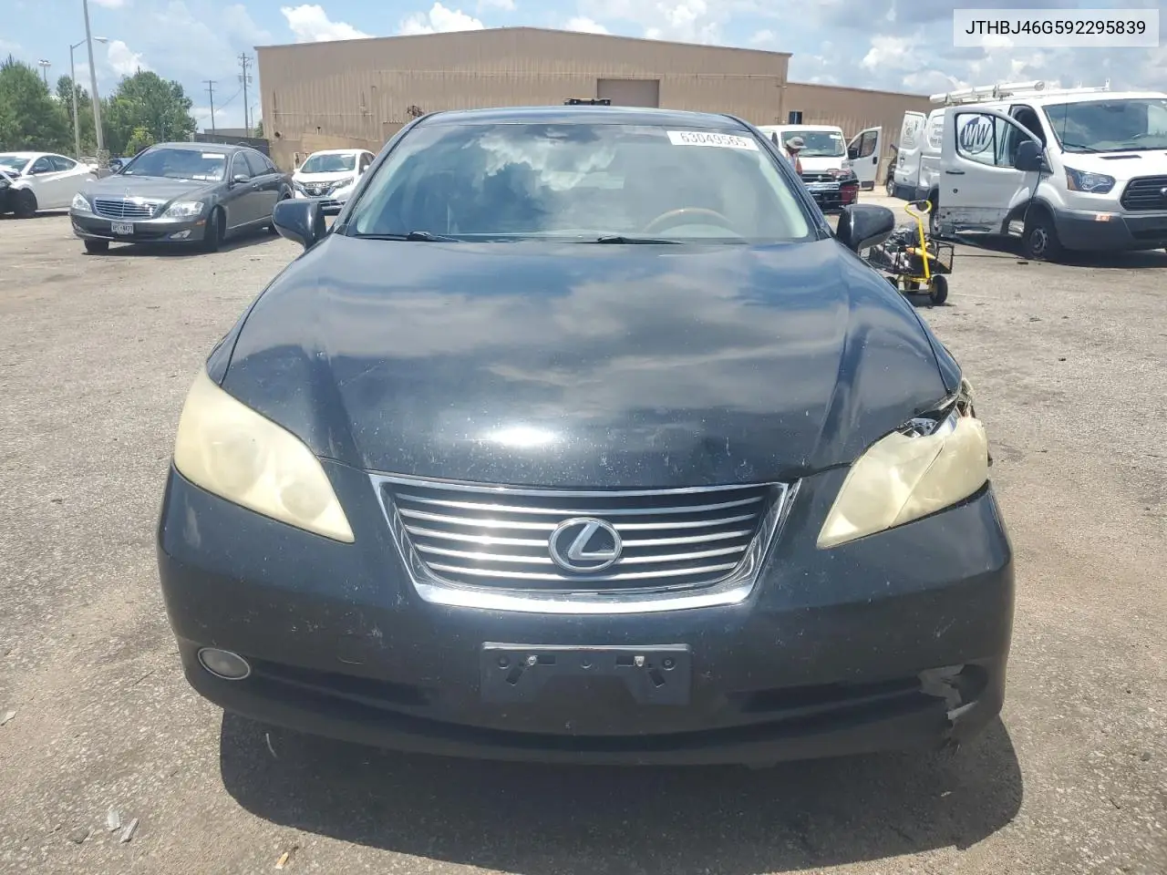 2009 Lexus Es 350 VIN: JTHBJ46G592295839 Lot: 63049565