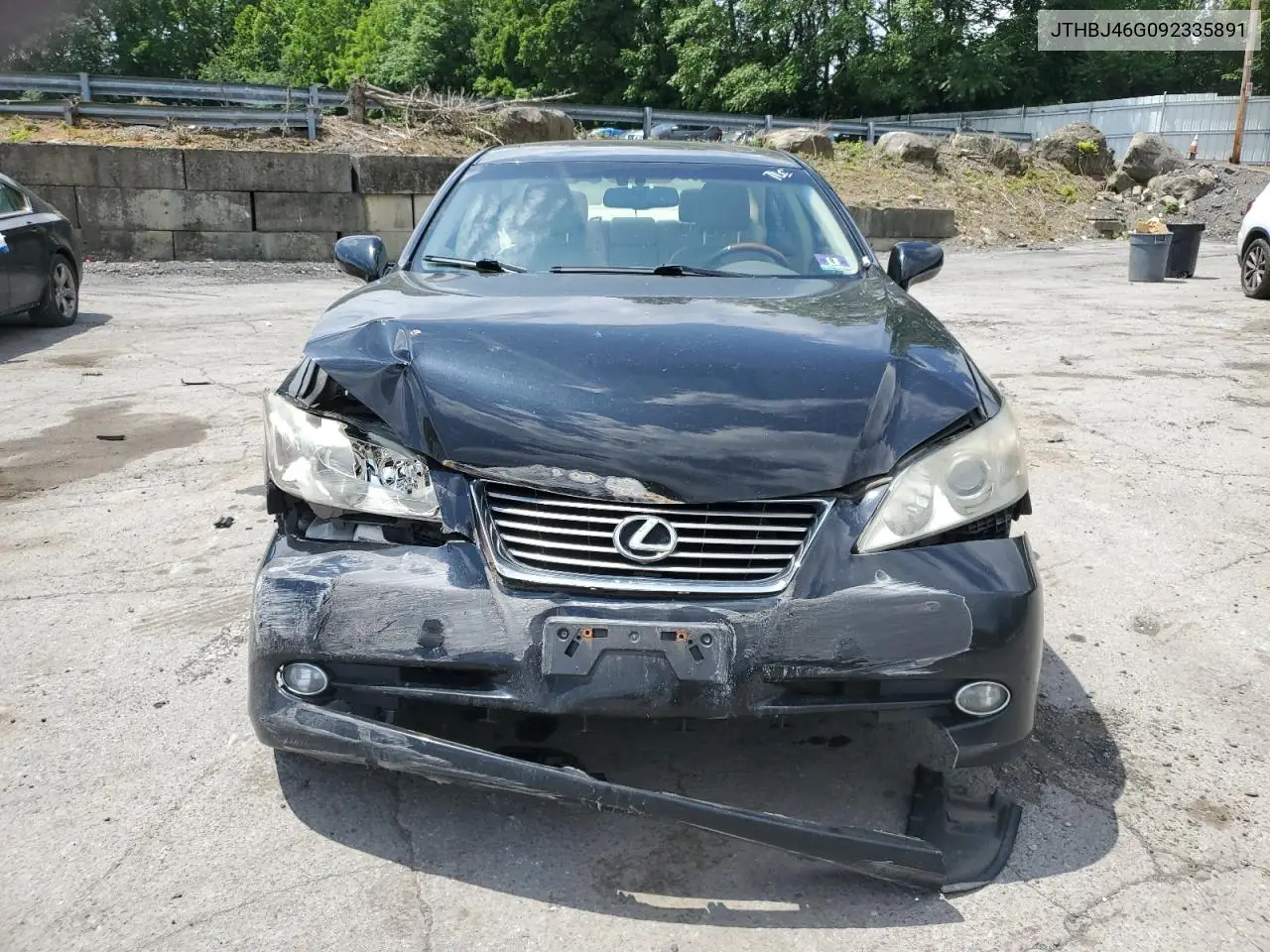 2009 Lexus Es 350 VIN: JTHBJ46G092335891 Lot: 63134865