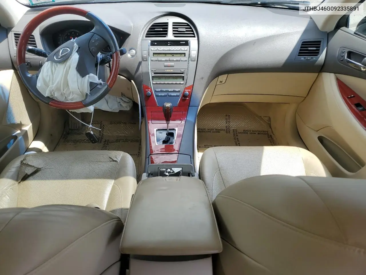 2009 Lexus Es 350 VIN: JTHBJ46G092335891 Lot: 63134865