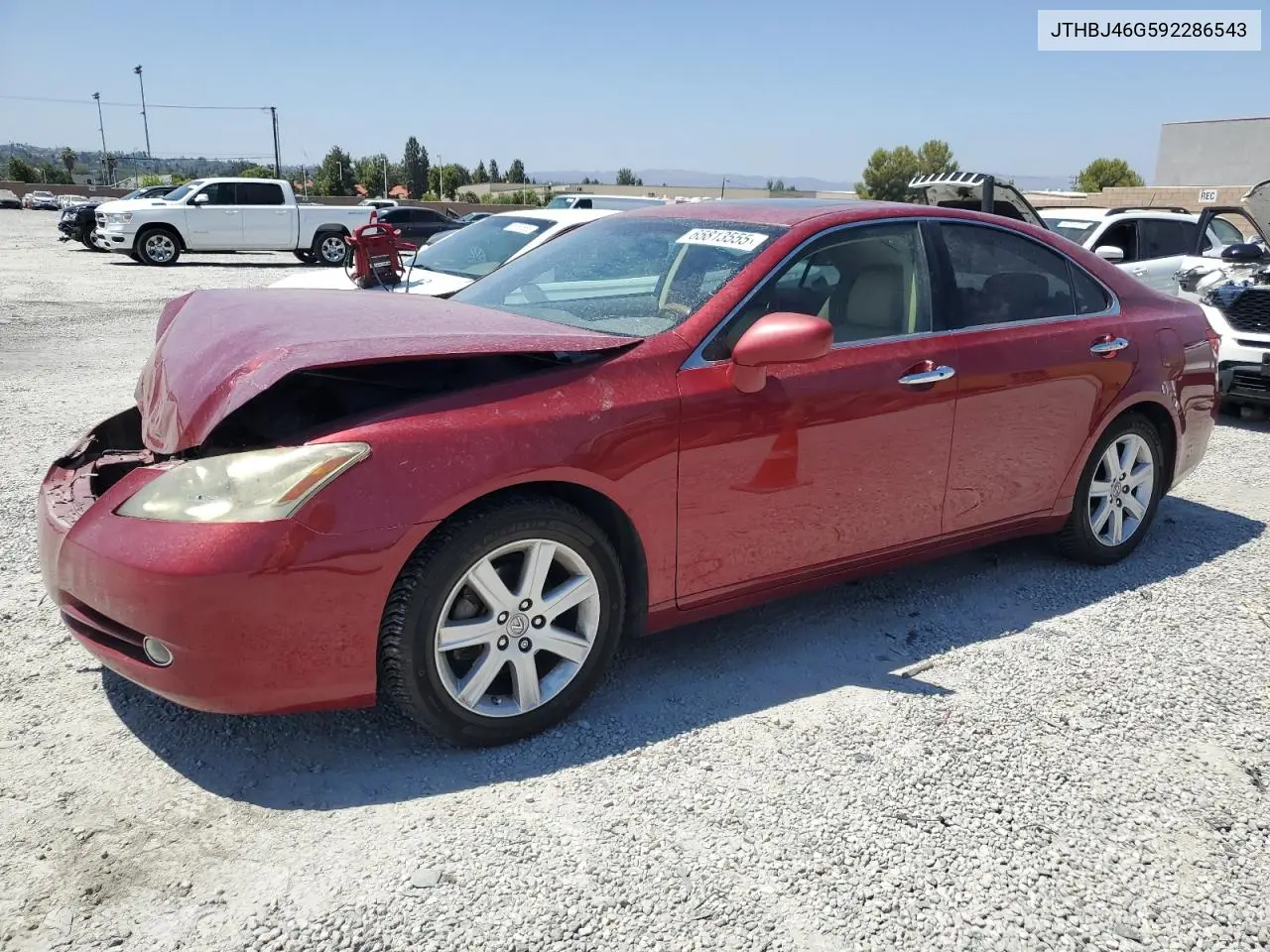 2009 Lexus Es 350 VIN: JTHBJ46G592286543 Lot: 65813555