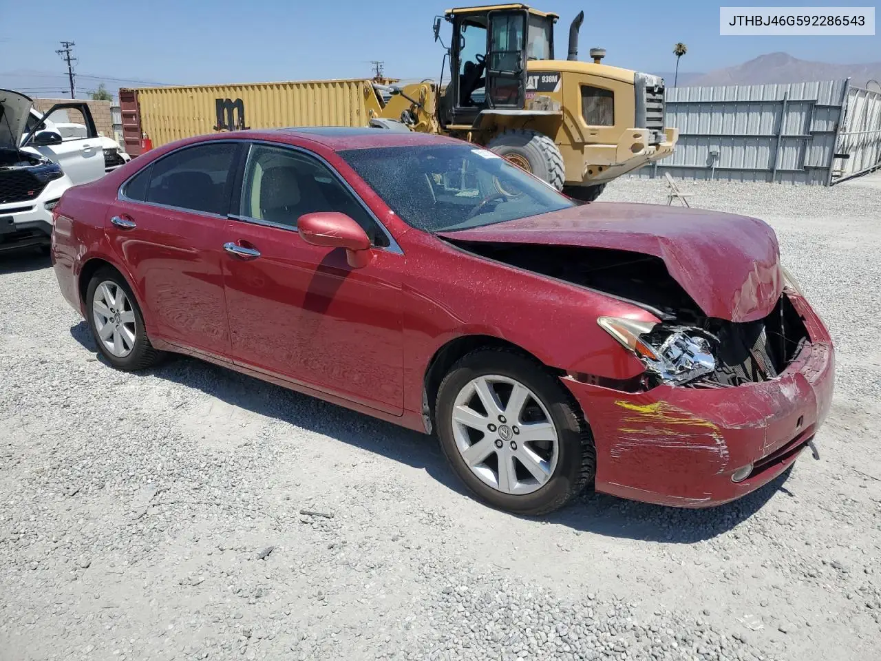 2009 Lexus Es 350 VIN: JTHBJ46G592286543 Lot: 65813555