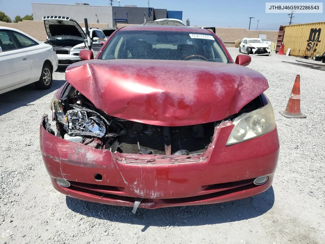 2009 Lexus Es 350 VIN: JTHBJ46G592286543 Lot: 65813555