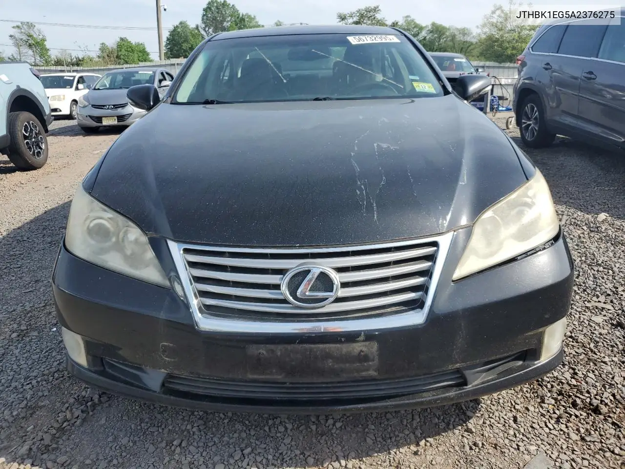2010 Lexus Es 350 VIN: JTHBK1EG5A2376275 Lot: 56732995