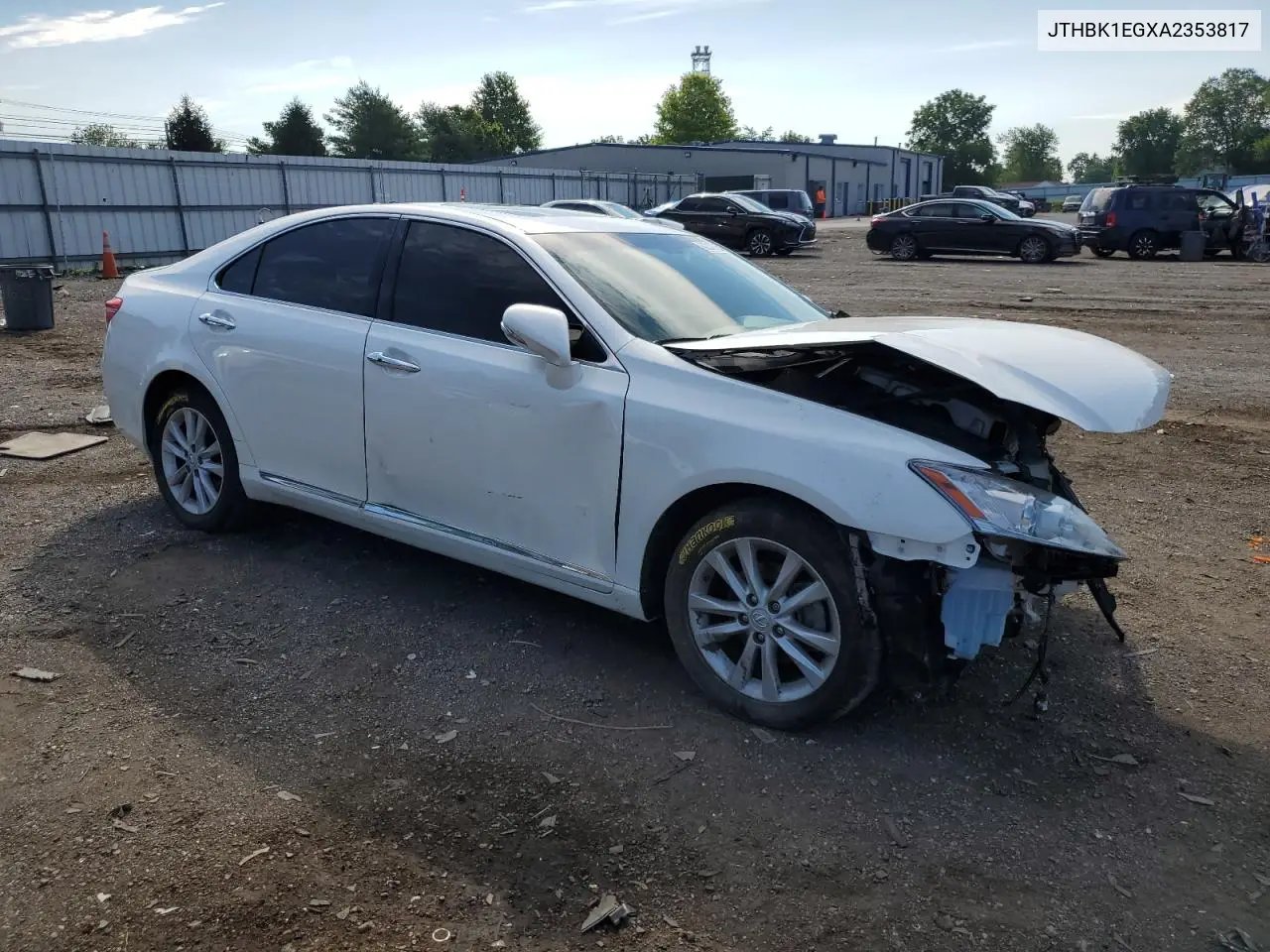 2010 Lexus Es 350 VIN: JTHBK1EGXA2353817 Lot: 62318335