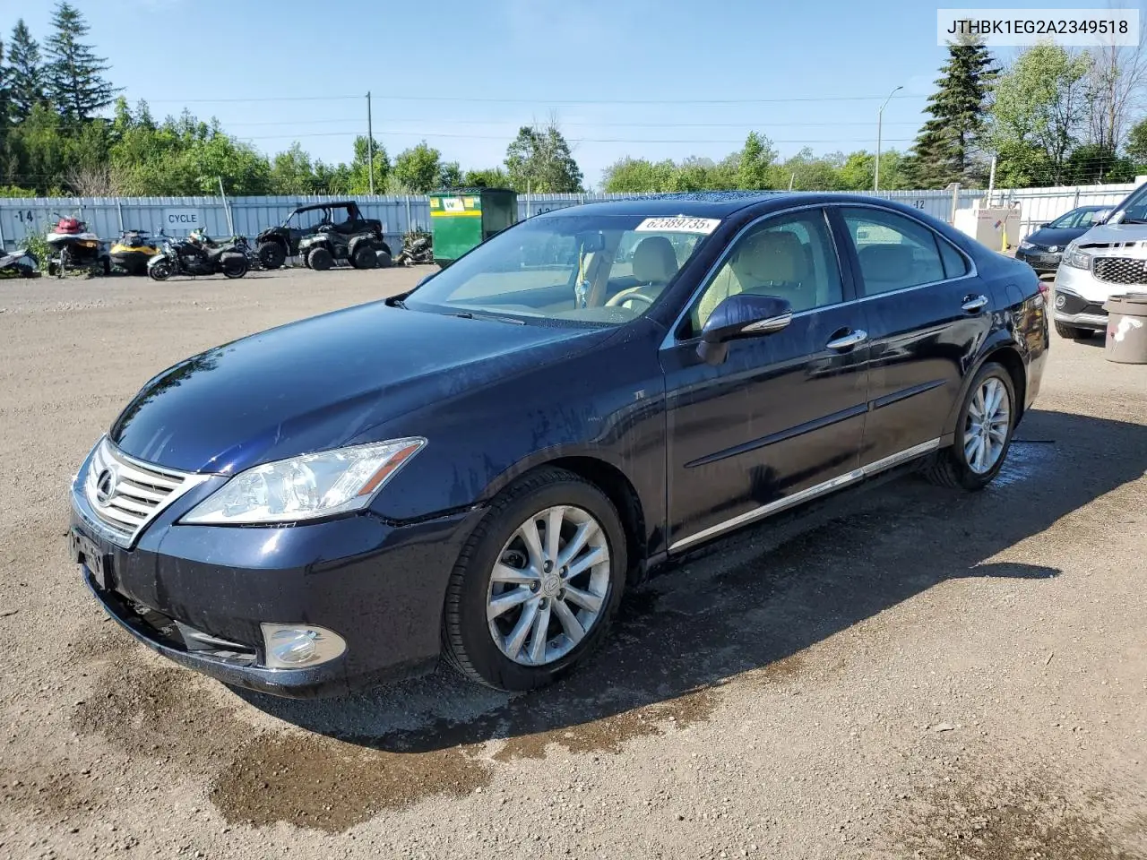 2010 Lexus Es 350 VIN: JTHBK1EG2A2349518 Lot: 62389735