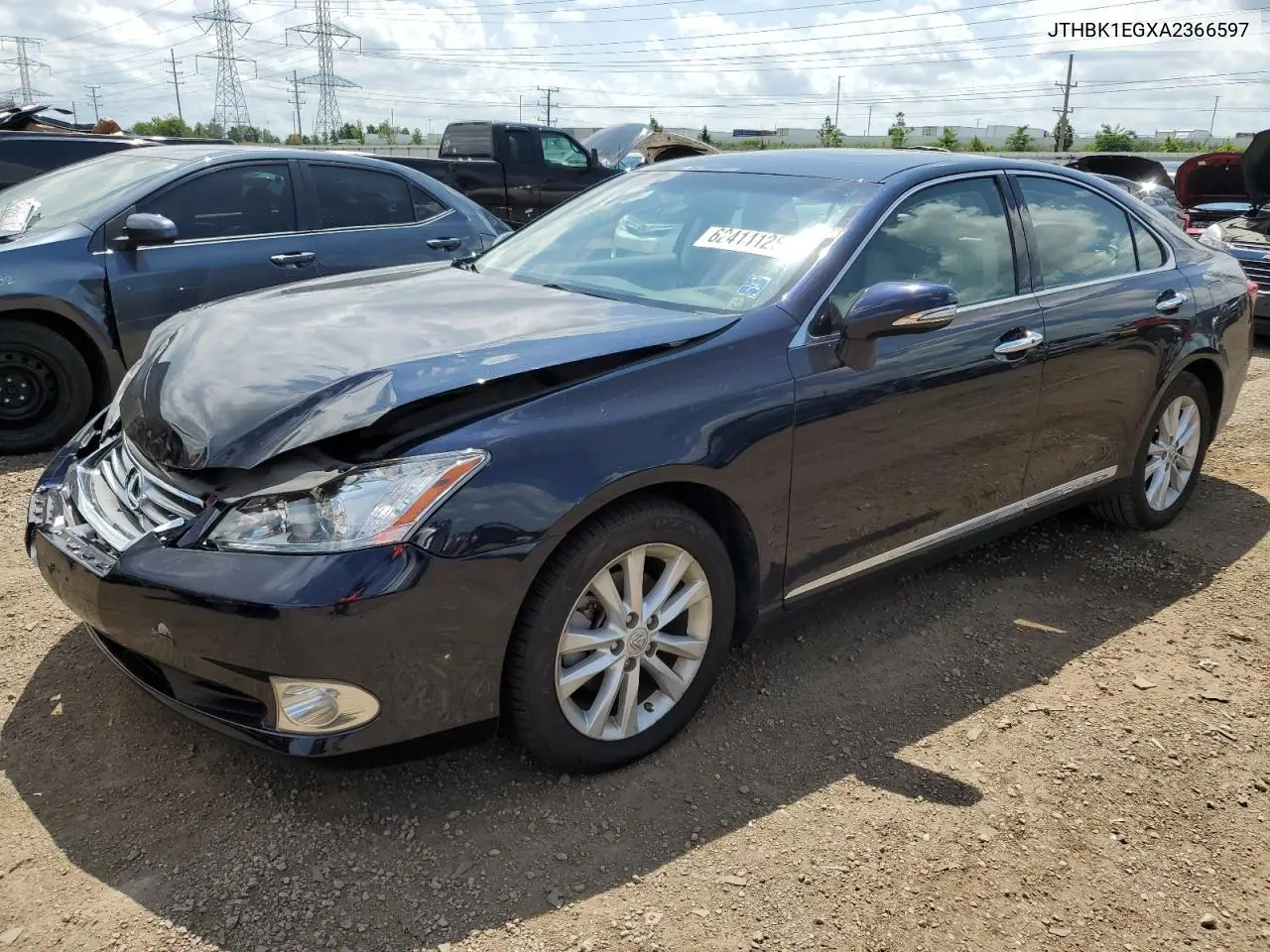 2010 Lexus Es 350 VIN: JTHBK1EGXA2366597 Lot: 62414125