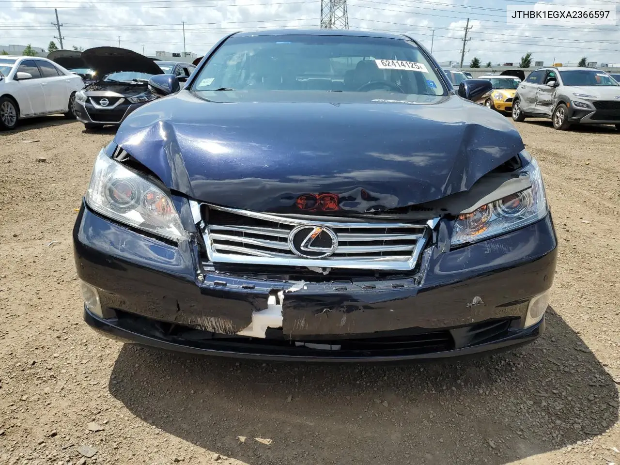 2010 Lexus Es 350 VIN: JTHBK1EGXA2366597 Lot: 62414125