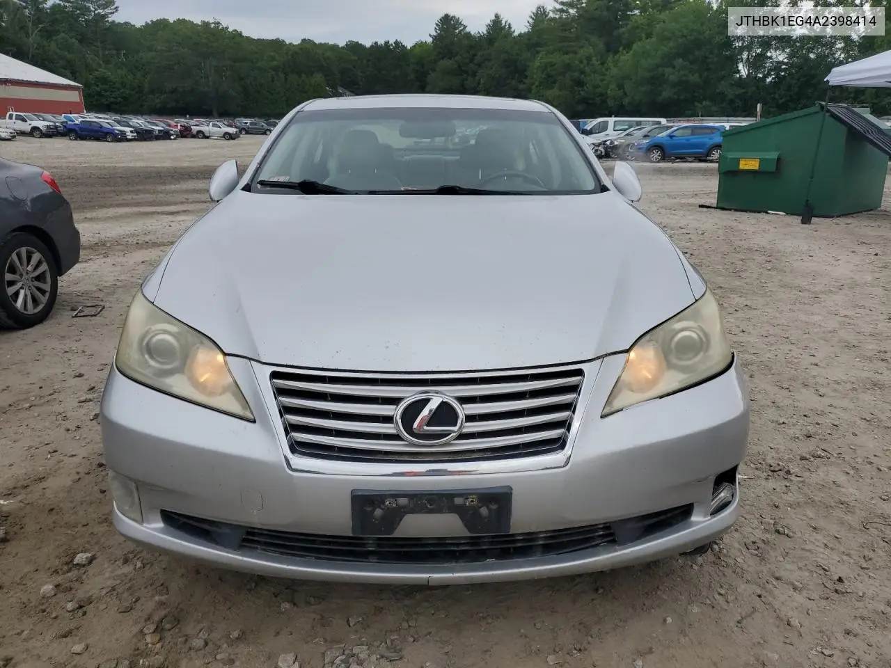 2010 Lexus Es 350 VIN: JTHBK1EG4A2398414 Lot: 62672135