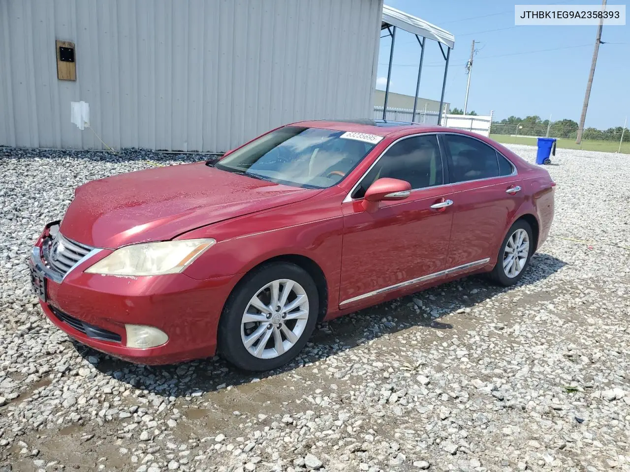 2010 Lexus Es 350 VIN: JTHBK1EG9A2358393 Lot: 63235695