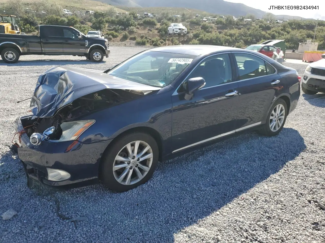 2011 Lexus Es 350 VIN: JTHBK1EG9B2434941 Lot: 56742905