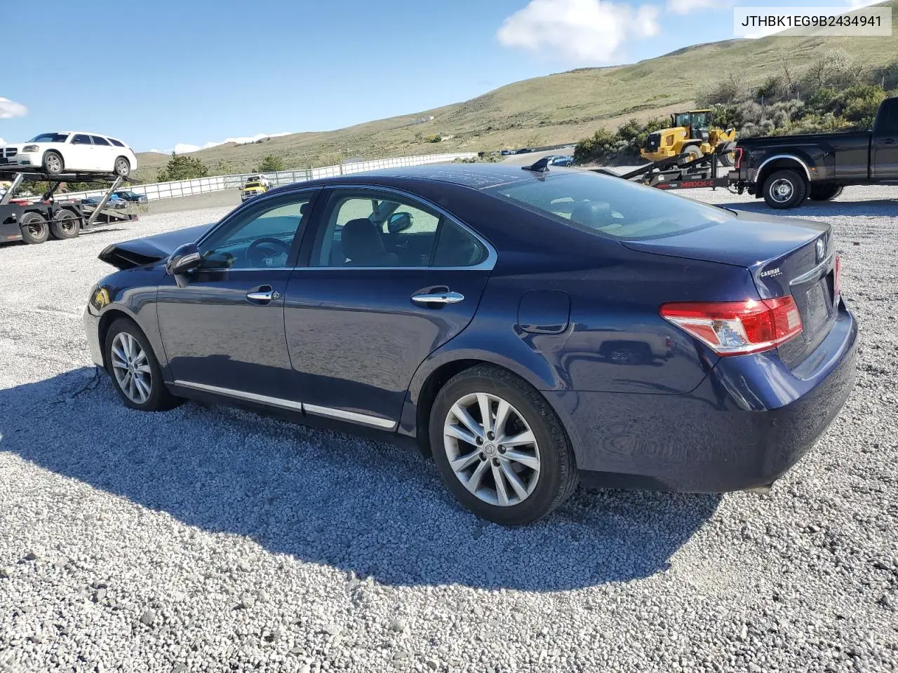 2011 Lexus Es 350 VIN: JTHBK1EG9B2434941 Lot: 56742905