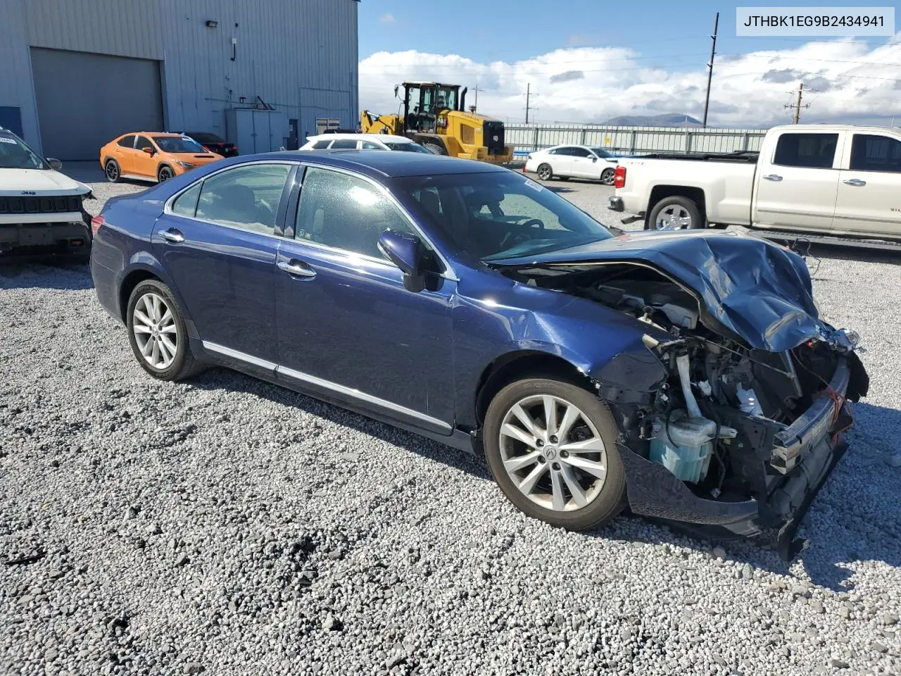 2011 Lexus Es 350 VIN: JTHBK1EG9B2434941 Lot: 56742905