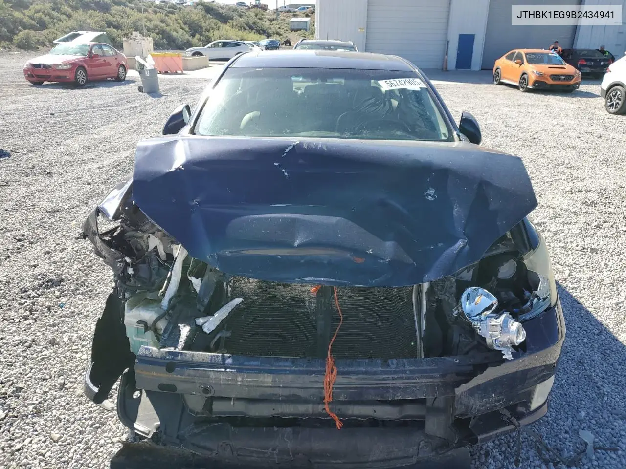 2011 Lexus Es 350 VIN: JTHBK1EG9B2434941 Lot: 56742905
