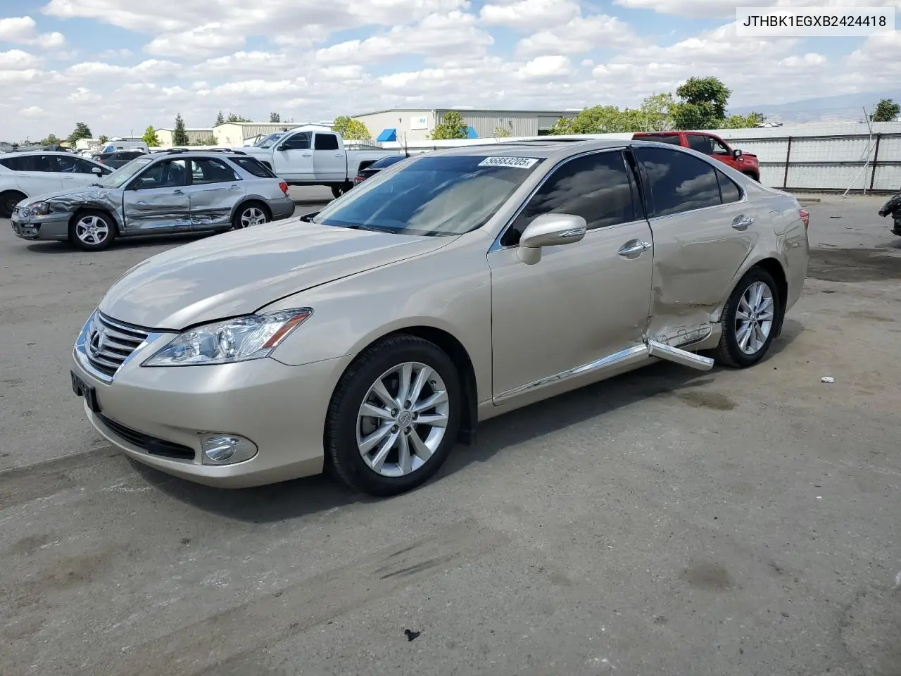 2011 Lexus Es 350 VIN: JTHBK1EGXB2424418 Lot: 56883205
