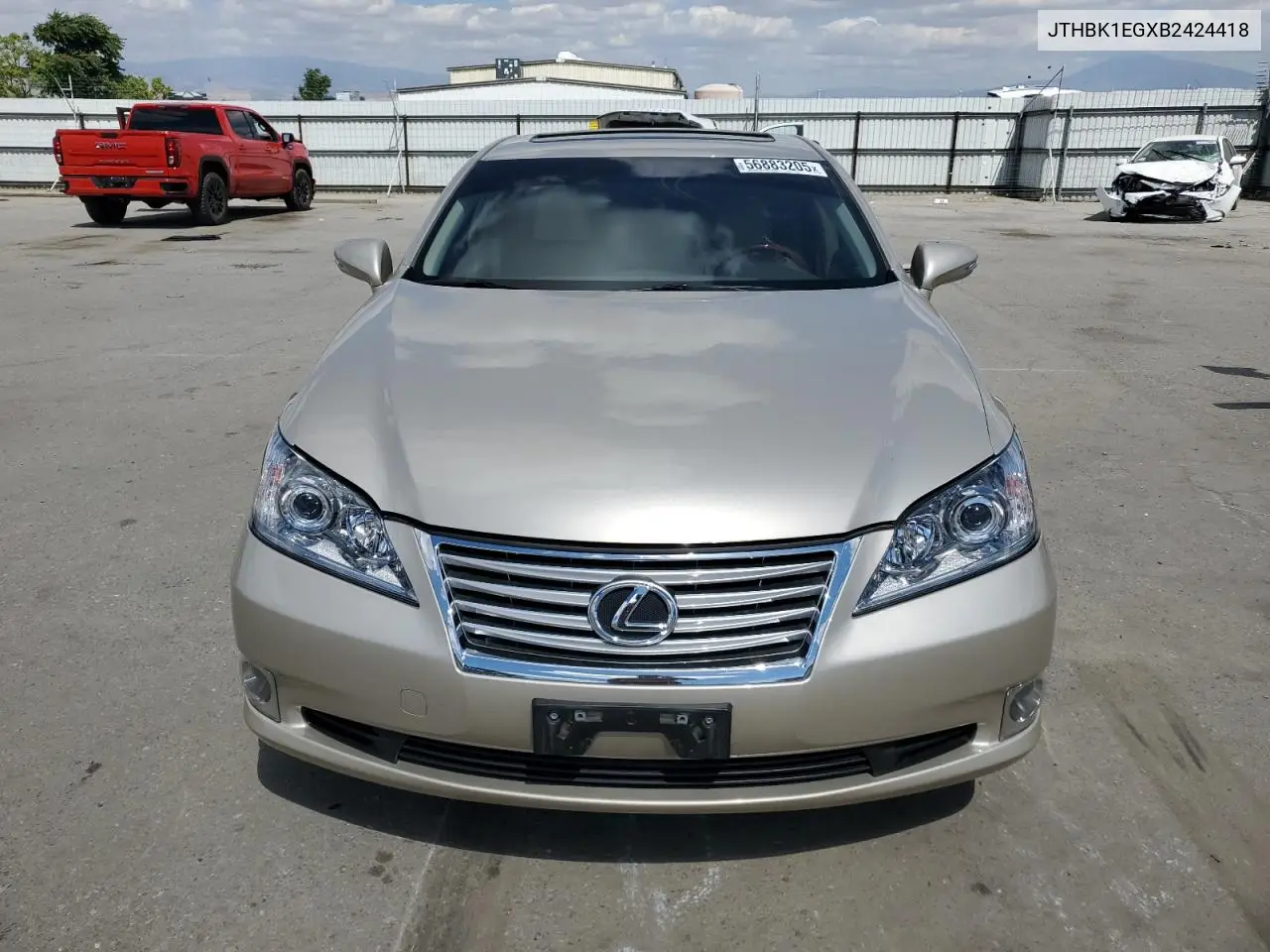 2011 Lexus Es 350 VIN: JTHBK1EGXB2424418 Lot: 56883205