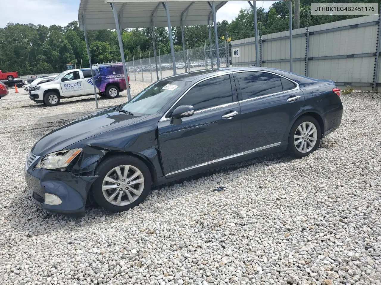 2011 Lexus Es 350 VIN: JTHBK1EG4B2451176 Lot: 60372775