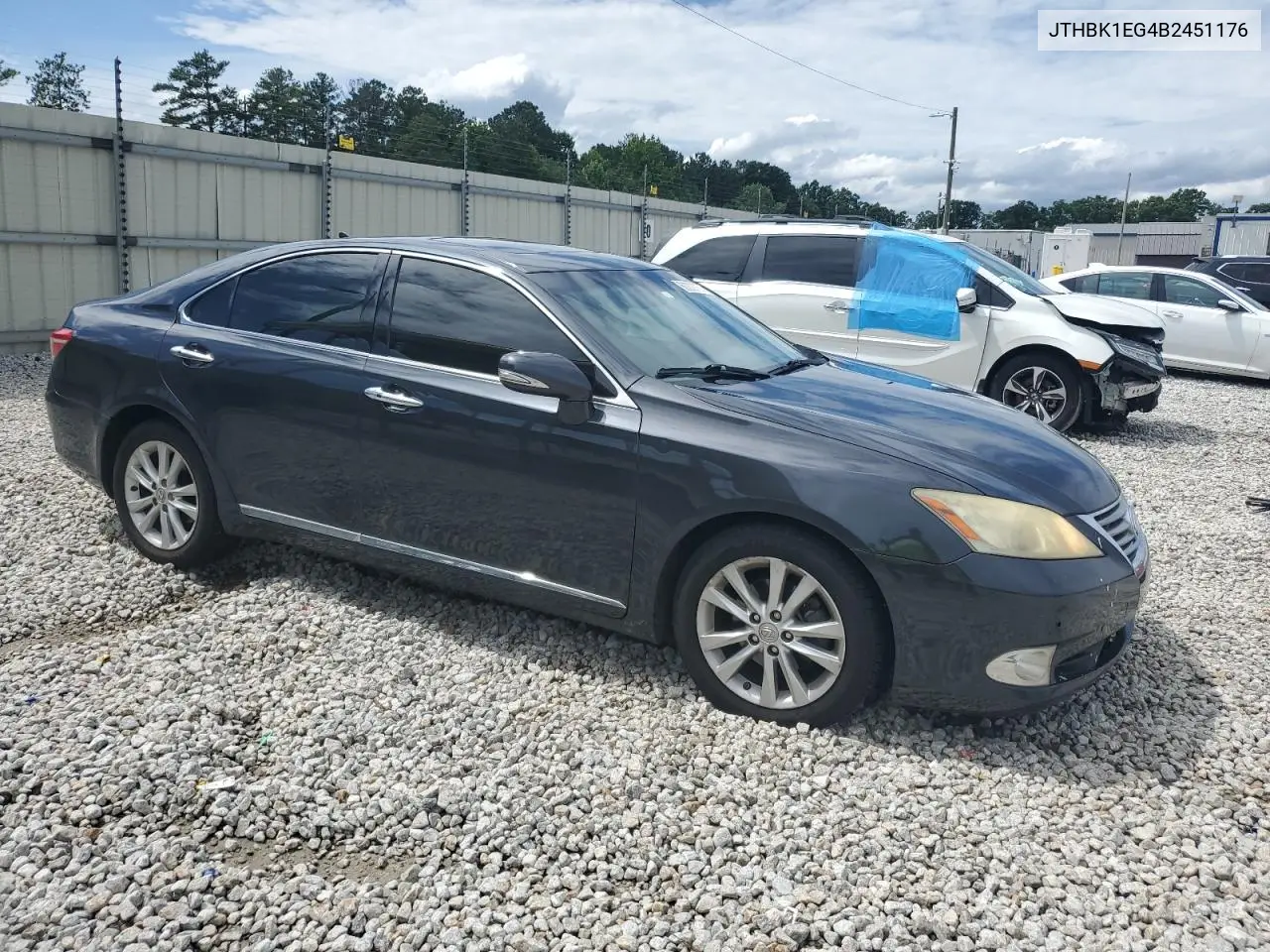 2011 Lexus Es 350 VIN: JTHBK1EG4B2451176 Lot: 60372775