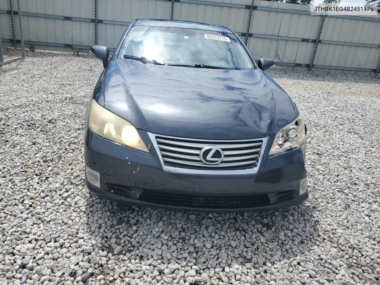2011 Lexus Es 350 VIN: JTHBK1EG4B2451176 Lot: 60372775
