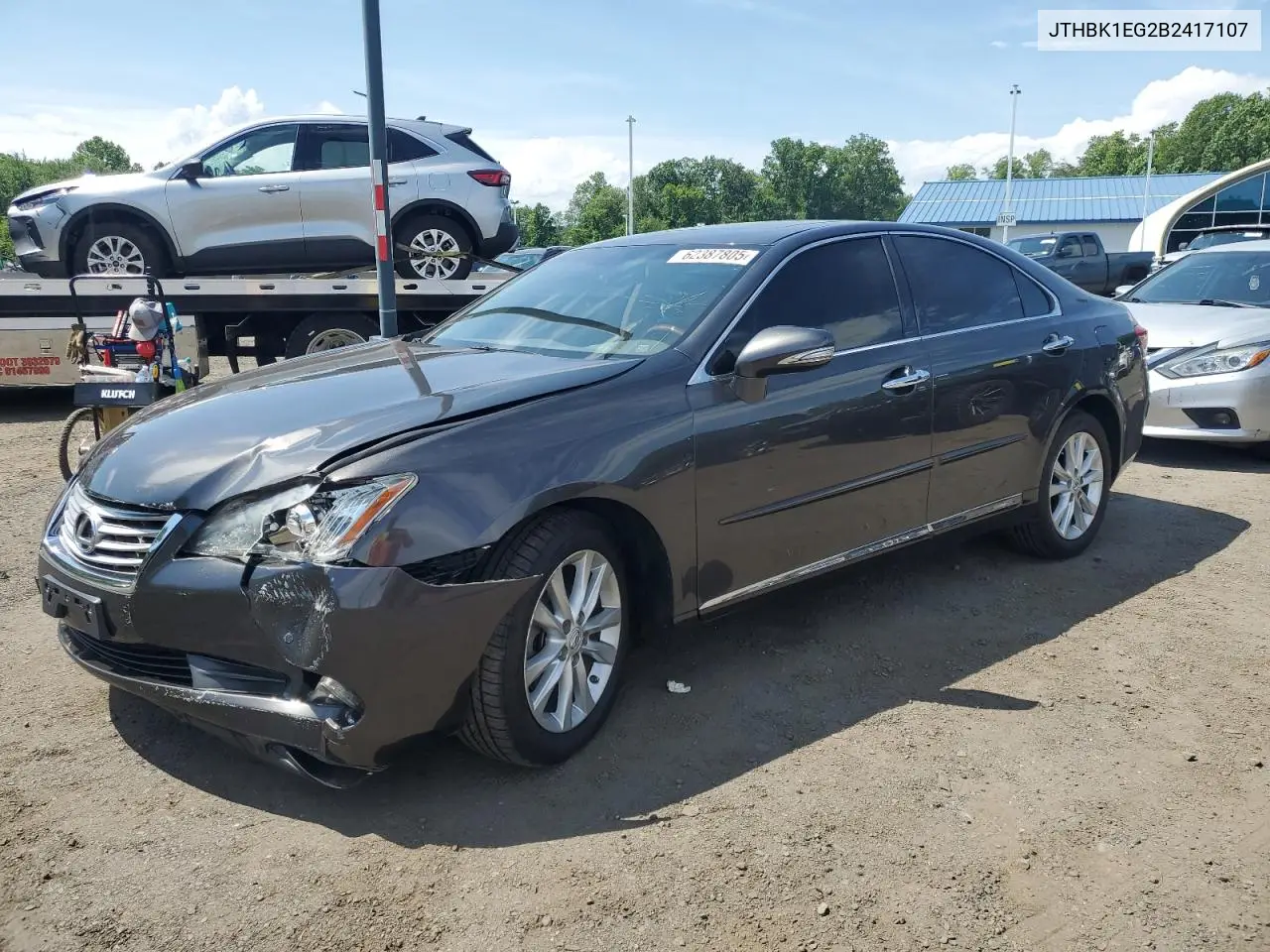 2011 Lexus Es 350 VIN: JTHBK1EG2B2417107 Lot: 62387805