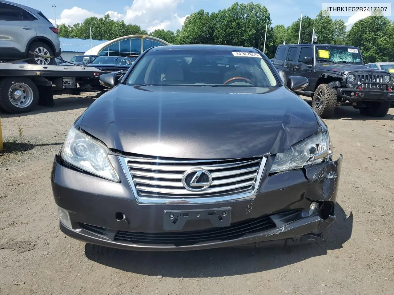 2011 Lexus Es 350 VIN: JTHBK1EG2B2417107 Lot: 62387805
