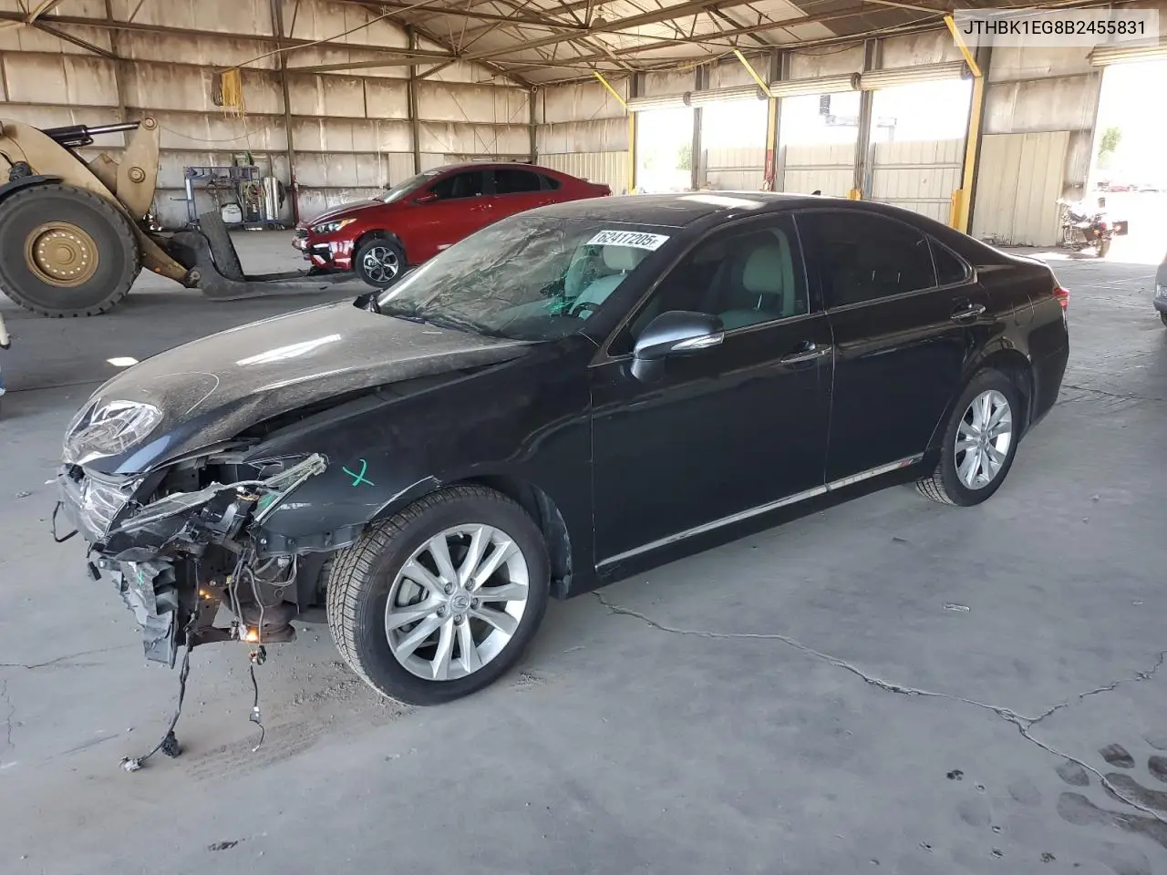 2011 Lexus Es 350 VIN: JTHBK1EG8B2455831 Lot: 62417205