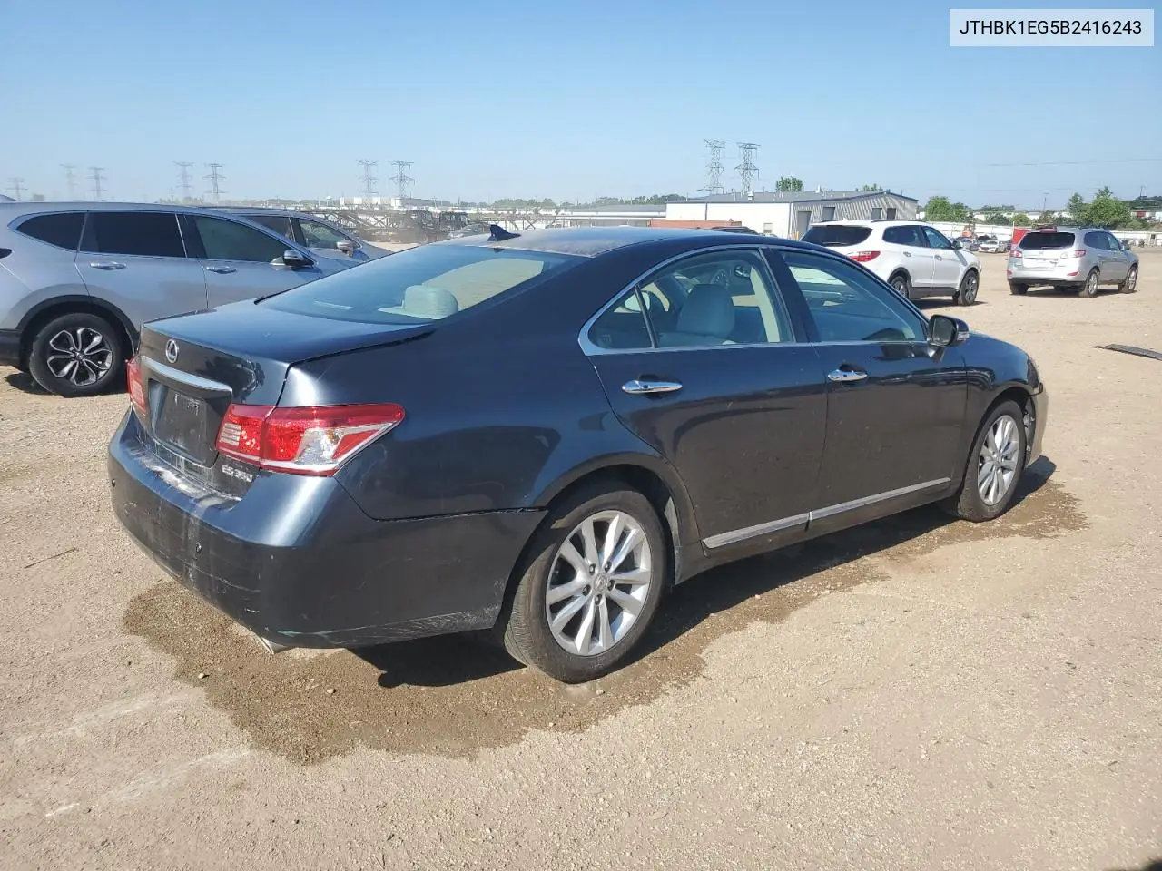2011 Lexus Es 350 VIN: JTHBK1EG5B2416243 Lot: 62558385