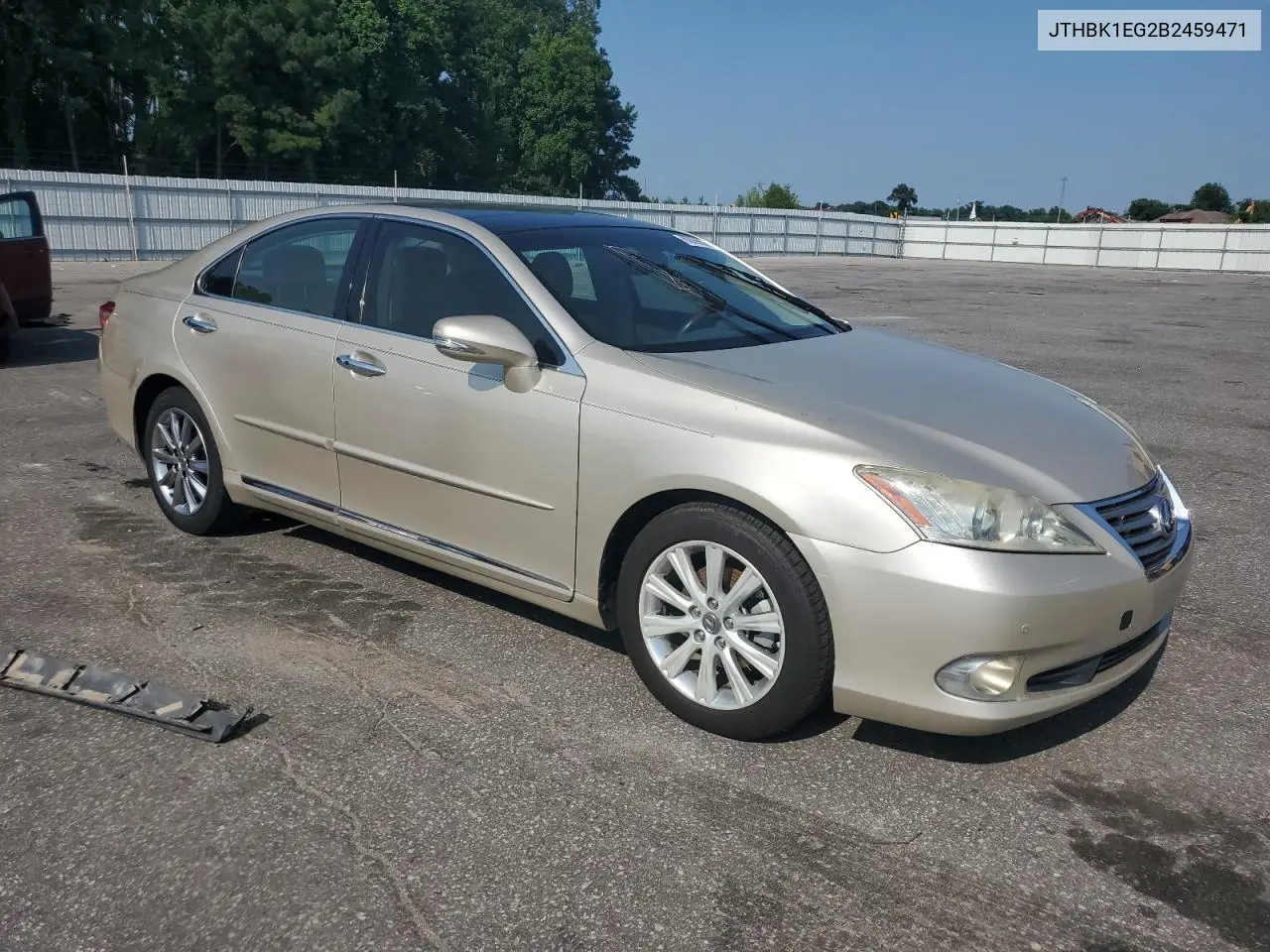 2011 Lexus Es 350 VIN: JTHBK1EG2B2459471 Lot: 62698565