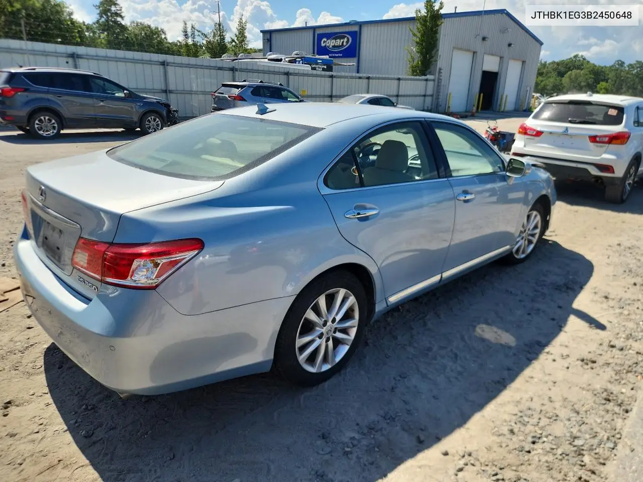2011 Lexus Es 350 VIN: JTHBK1EG3B2450648 Lot: 62718445
