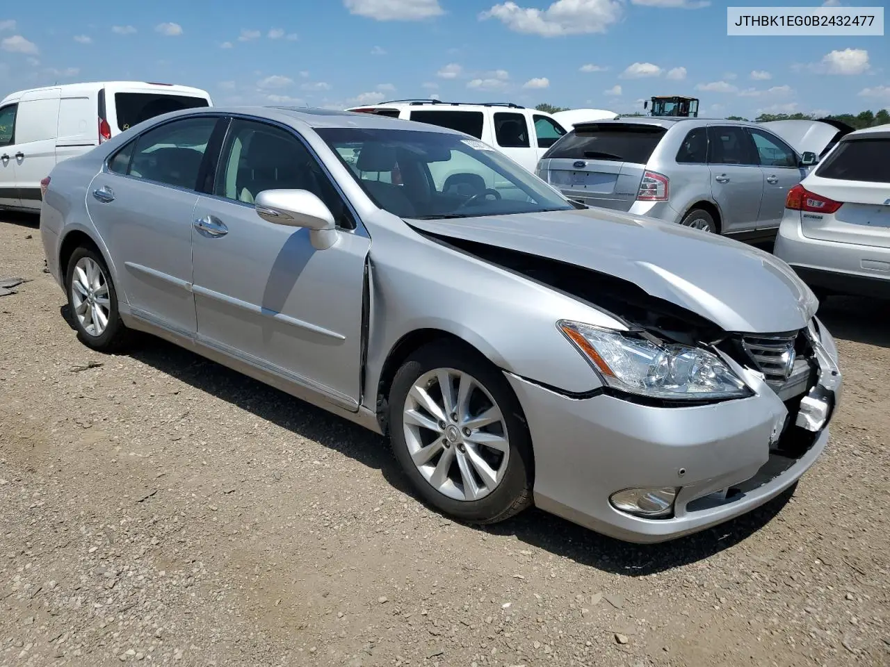 2011 Lexus Es 350 VIN: JTHBK1EG0B2432477 Lot: 62868775