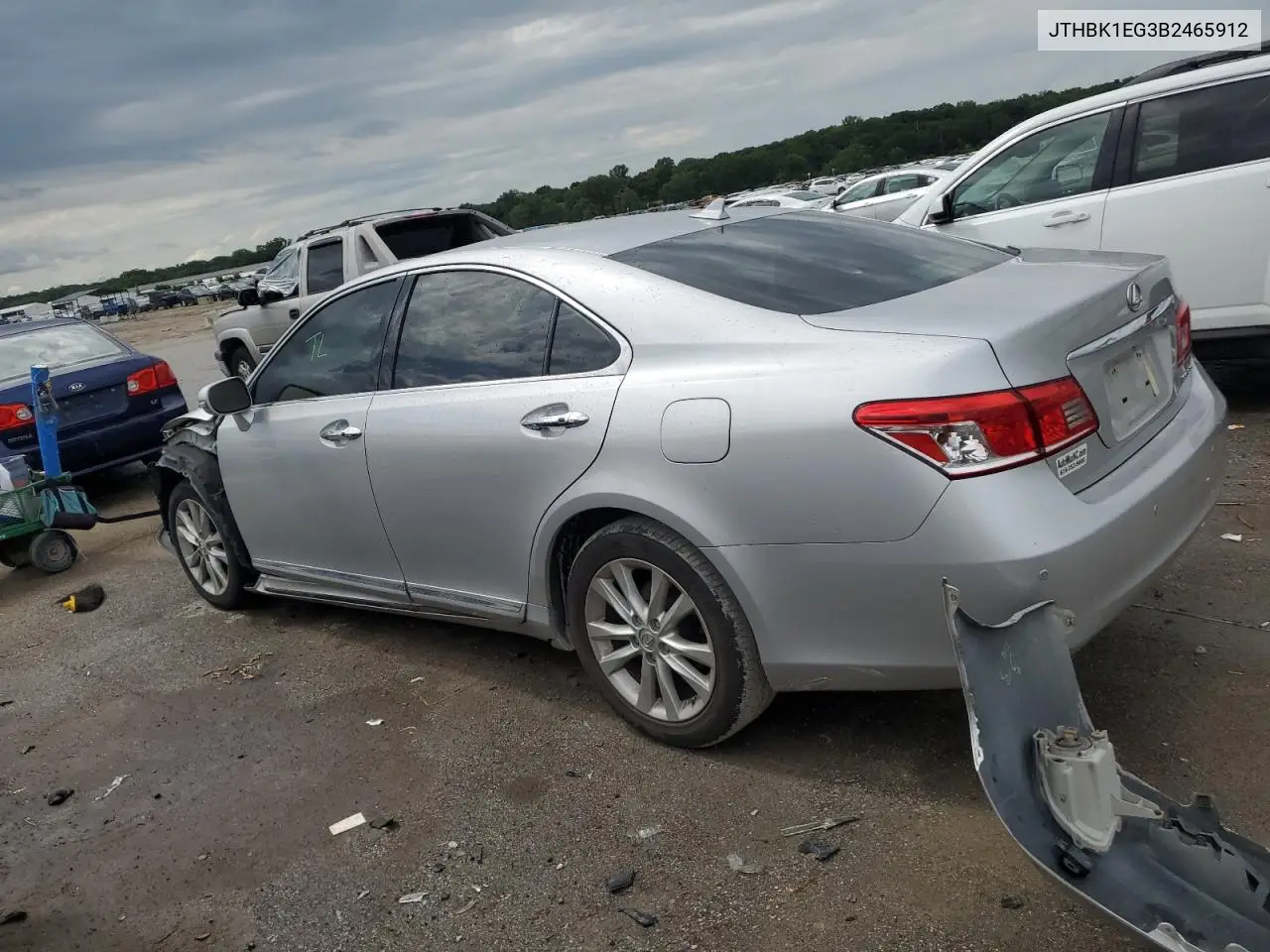 2011 Lexus Es 350 VIN: JTHBK1EG3B2465912 Lot: 62989425