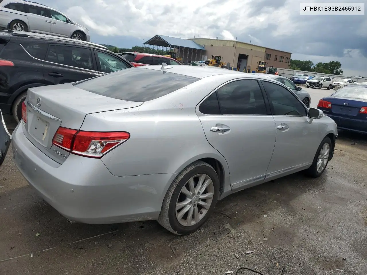 2011 Lexus Es 350 VIN: JTHBK1EG3B2465912 Lot: 62989425