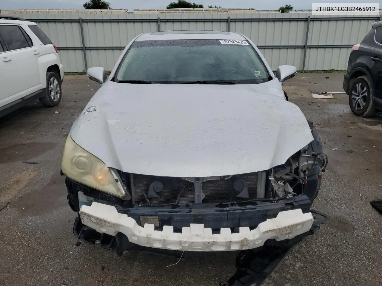 2011 Lexus Es 350 VIN: JTHBK1EG3B2465912 Lot: 62989425