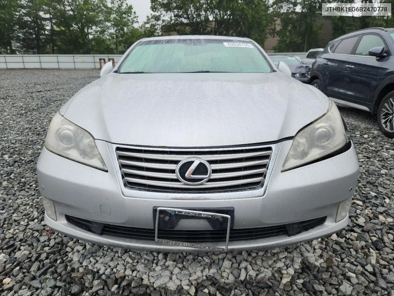 2011 Lexus Es 350 VIN: JTHBK1EG6B2470778 Lot: 63034755