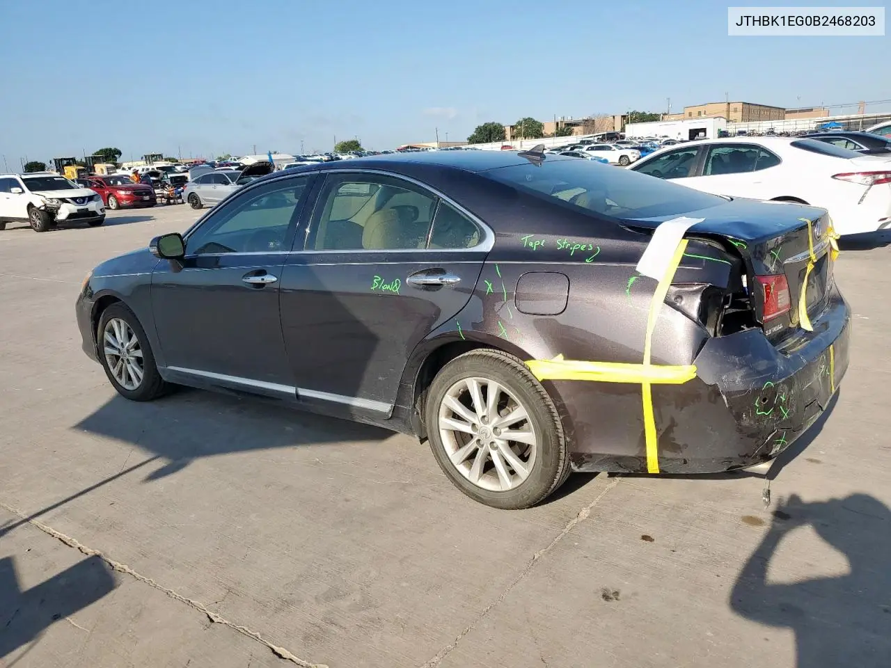 2011 Lexus Es 350 VIN: JTHBK1EG0B2468203 Lot: 65804925