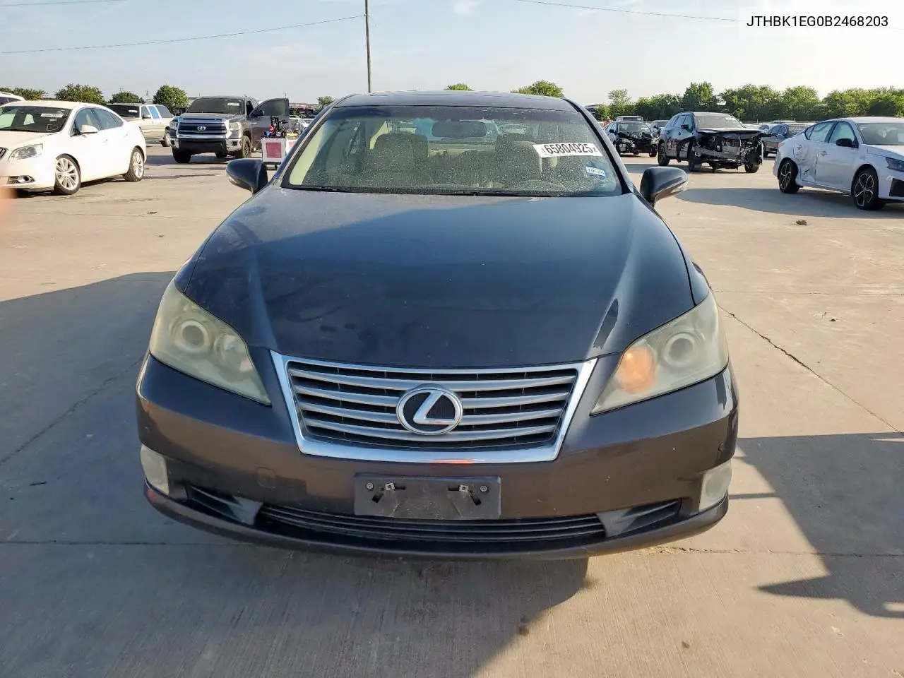 2011 Lexus Es 350 VIN: JTHBK1EG0B2468203 Lot: 65804925