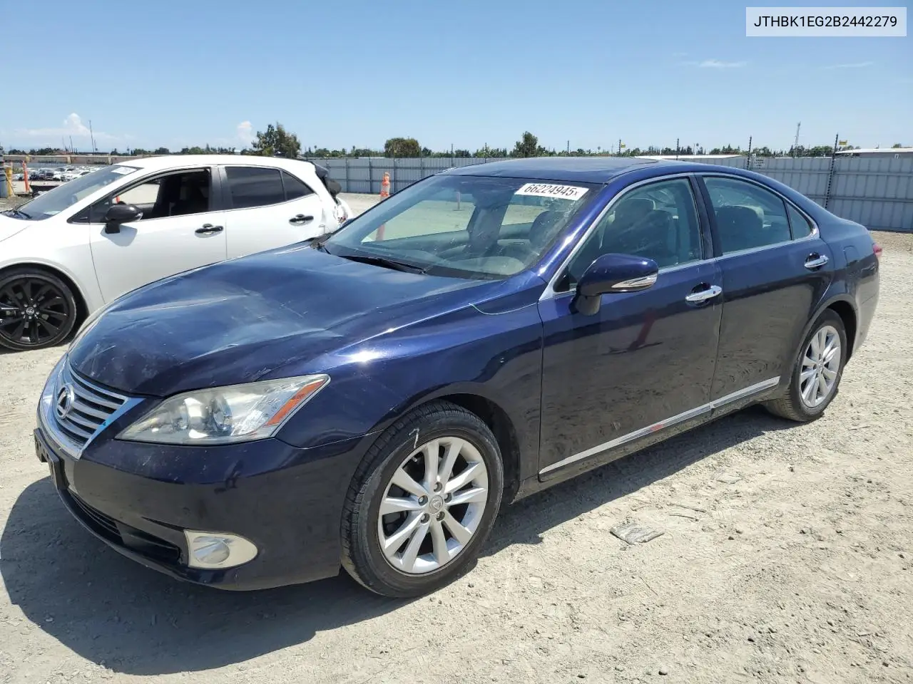 2011 Lexus Es 350 VIN: JTHBK1EG2B2442279 Lot: 66224945