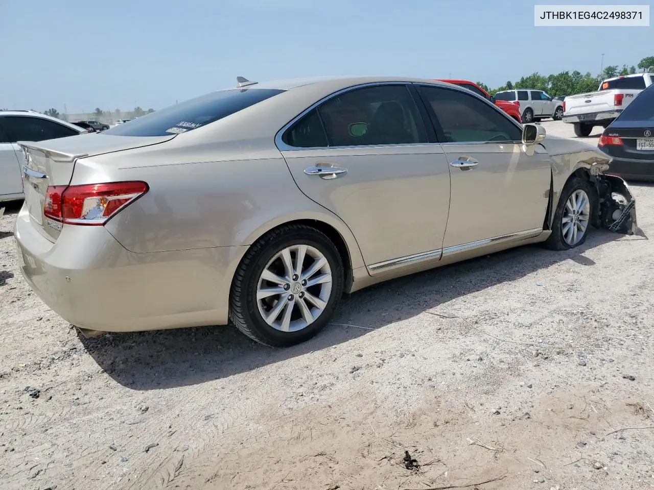 2012 Lexus Es 350 VIN: JTHBK1EG4C2498371 Lot: 55929315