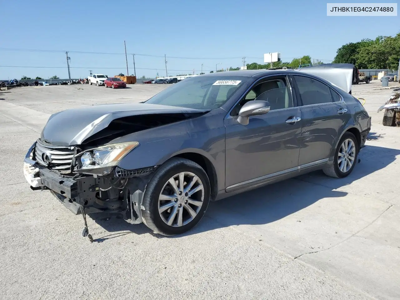 2012 Lexus Es 350 VIN: JTHBK1EG4C2474880 Lot: 56656775