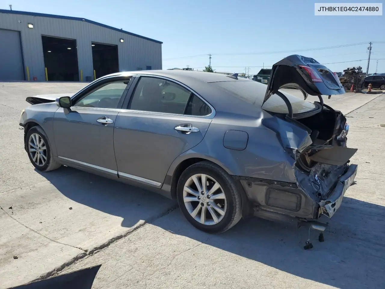 2012 Lexus Es 350 VIN: JTHBK1EG4C2474880 Lot: 56656775