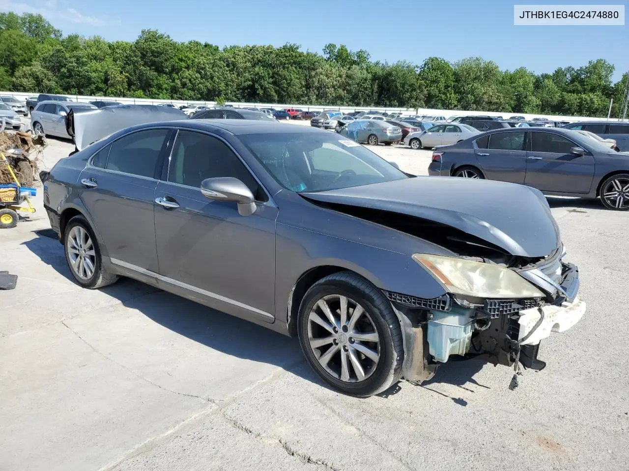 2012 Lexus Es 350 VIN: JTHBK1EG4C2474880 Lot: 56656775
