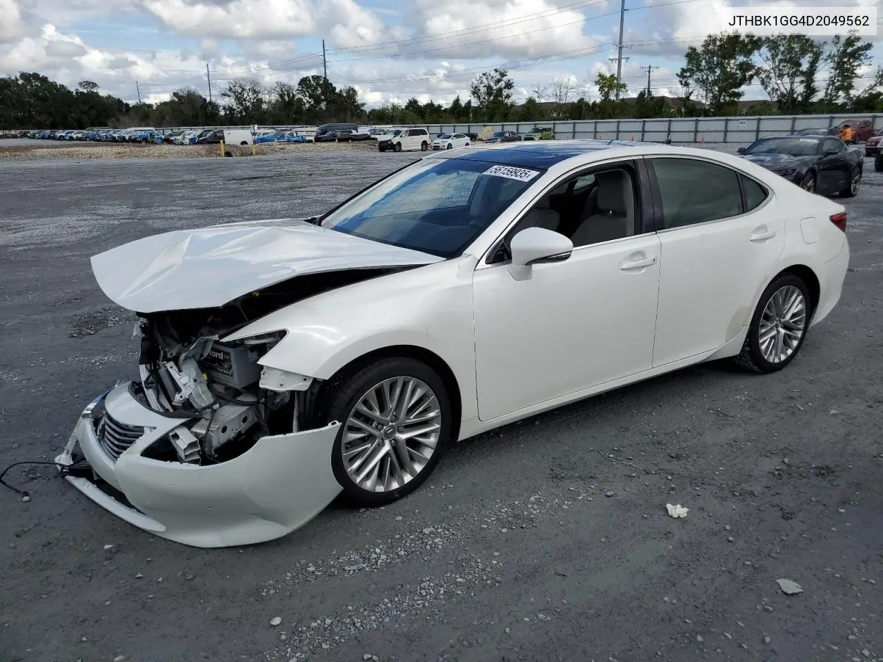 2013 Lexus Es 350 VIN: JTHBK1GG4D2049562 Lot: 56159935