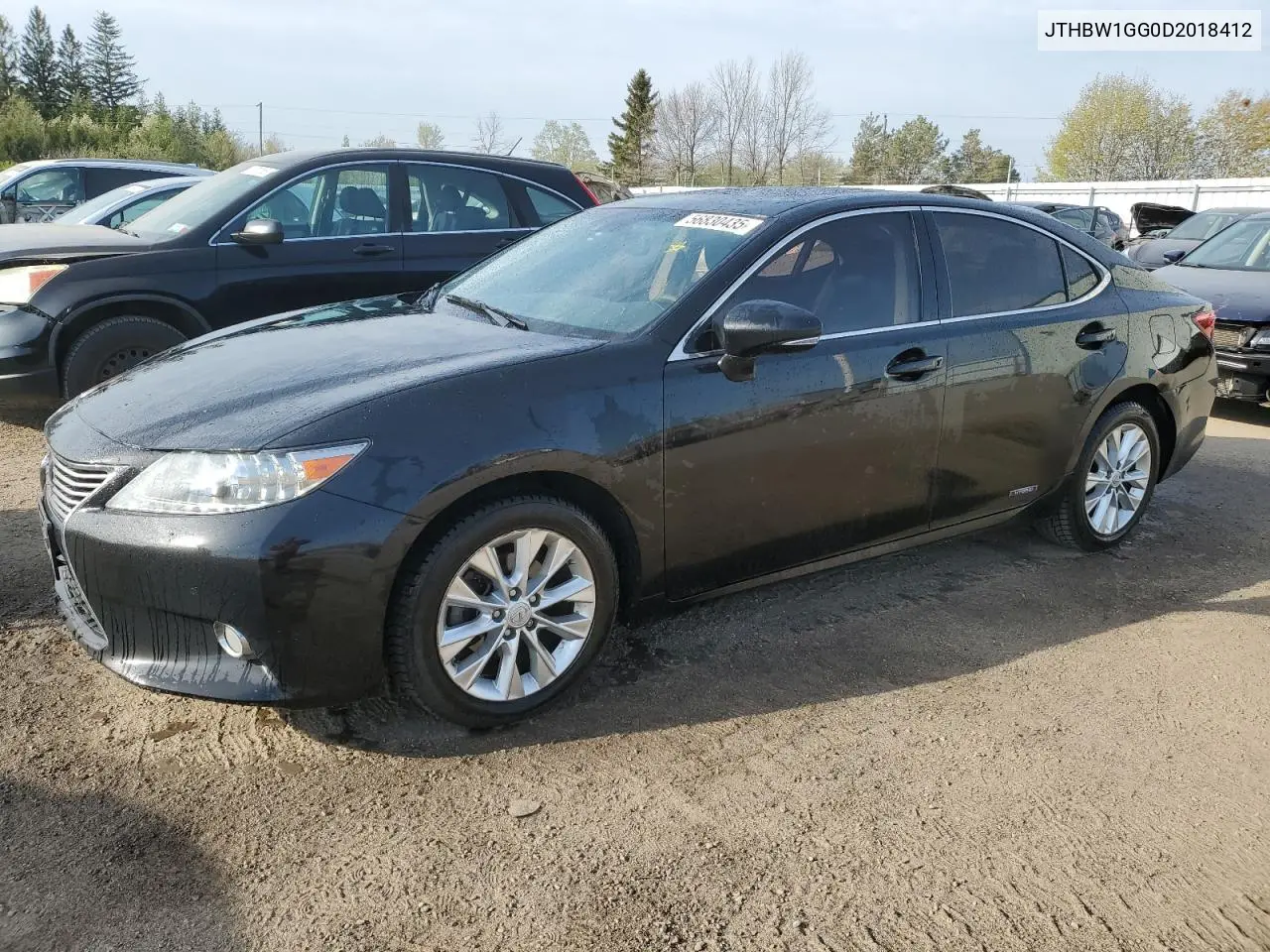 2013 Lexus Es 300H VIN: JTHBW1GG0D2018412 Lot: 56830435