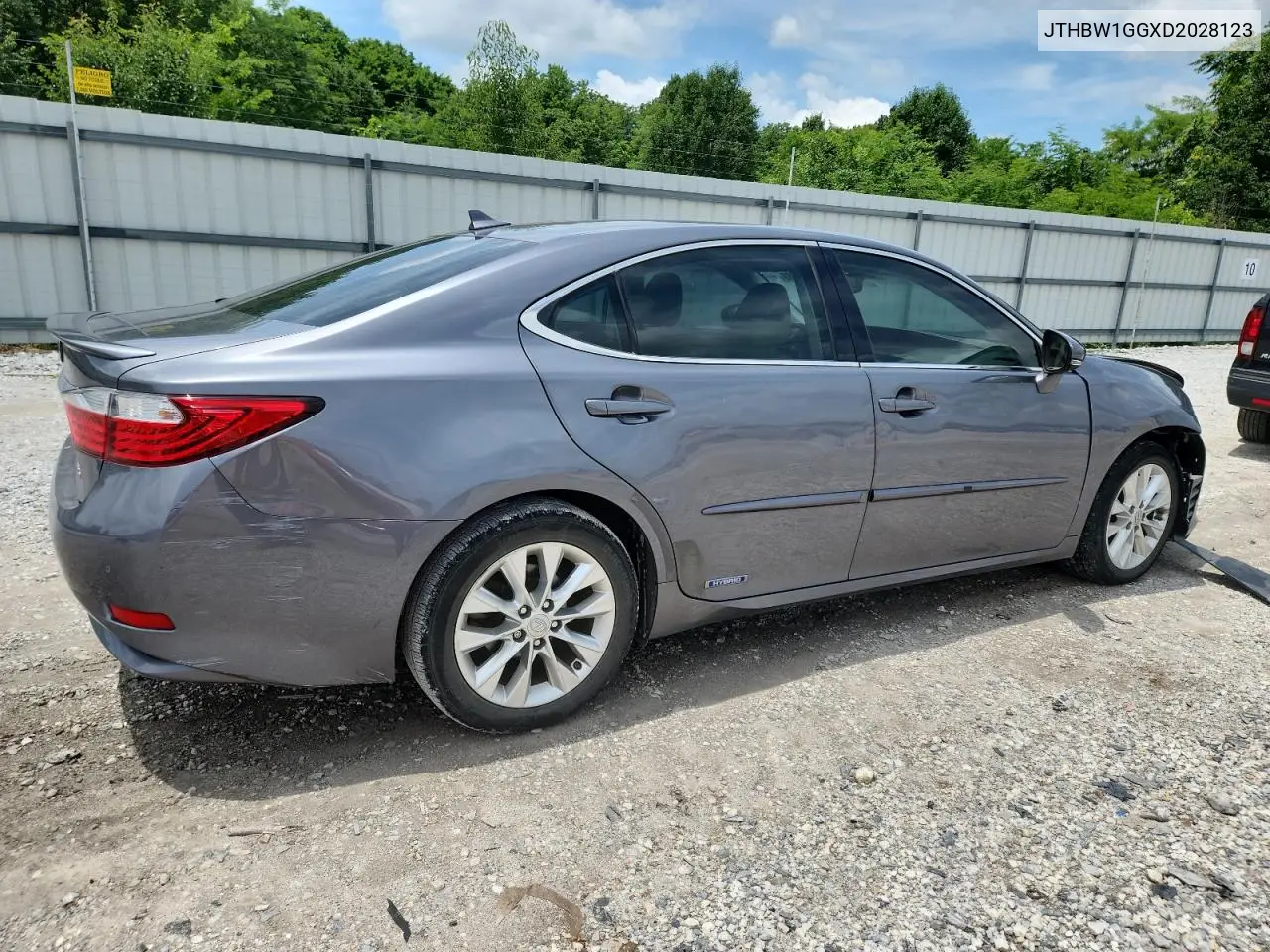 2013 Lexus Es 300H VIN: JTHBW1GGXD2028123 Lot: 61285685