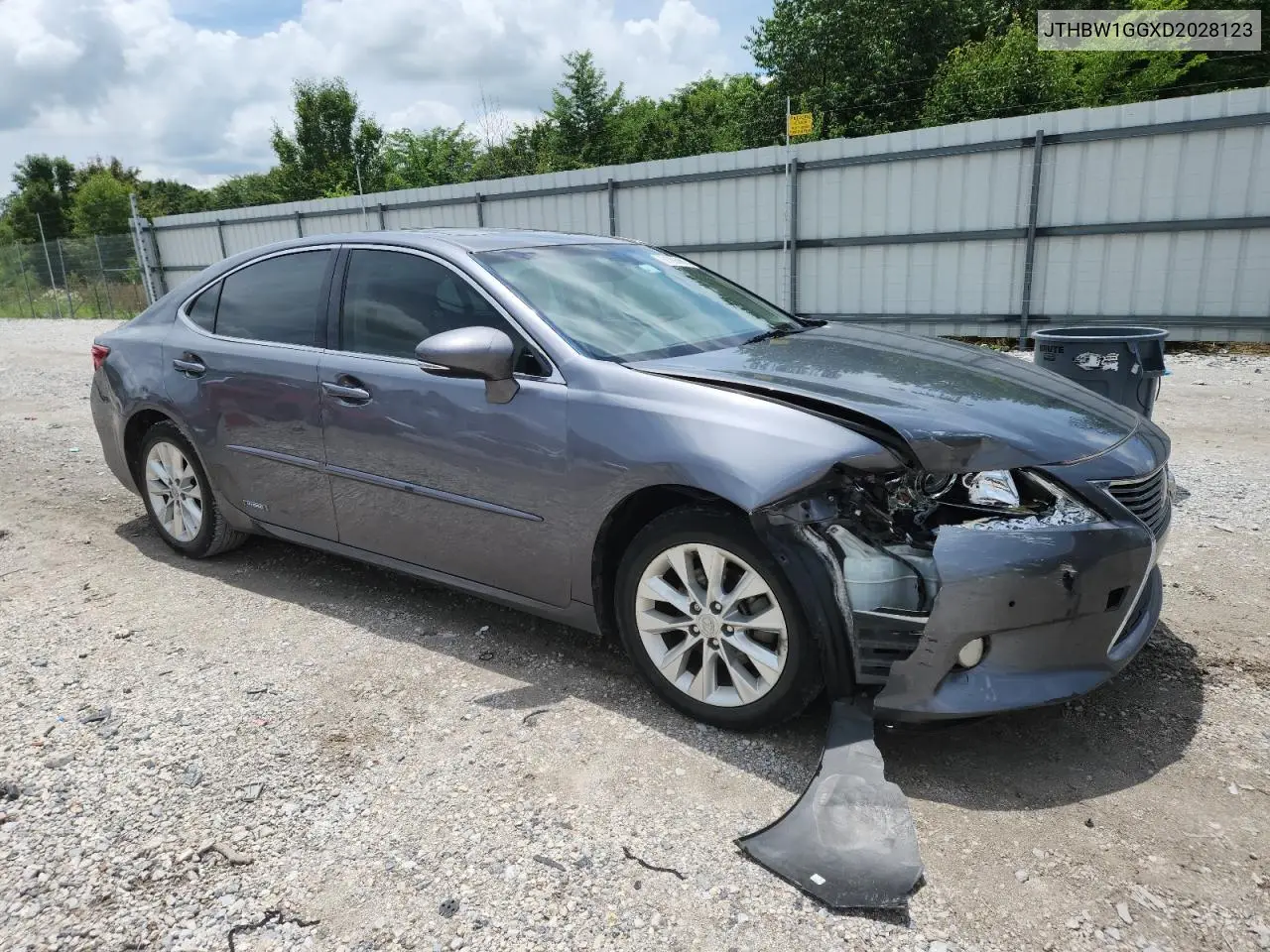 2013 Lexus Es 300H VIN: JTHBW1GGXD2028123 Lot: 61285685