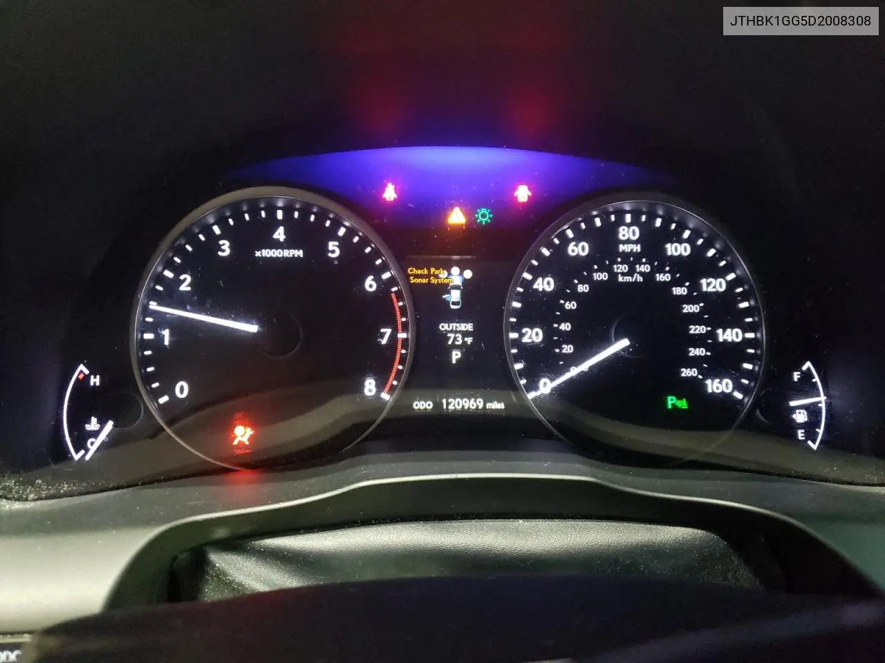2013 Lexus Es 350 VIN: JTHBK1GG5D2008308 Lot: 62092575