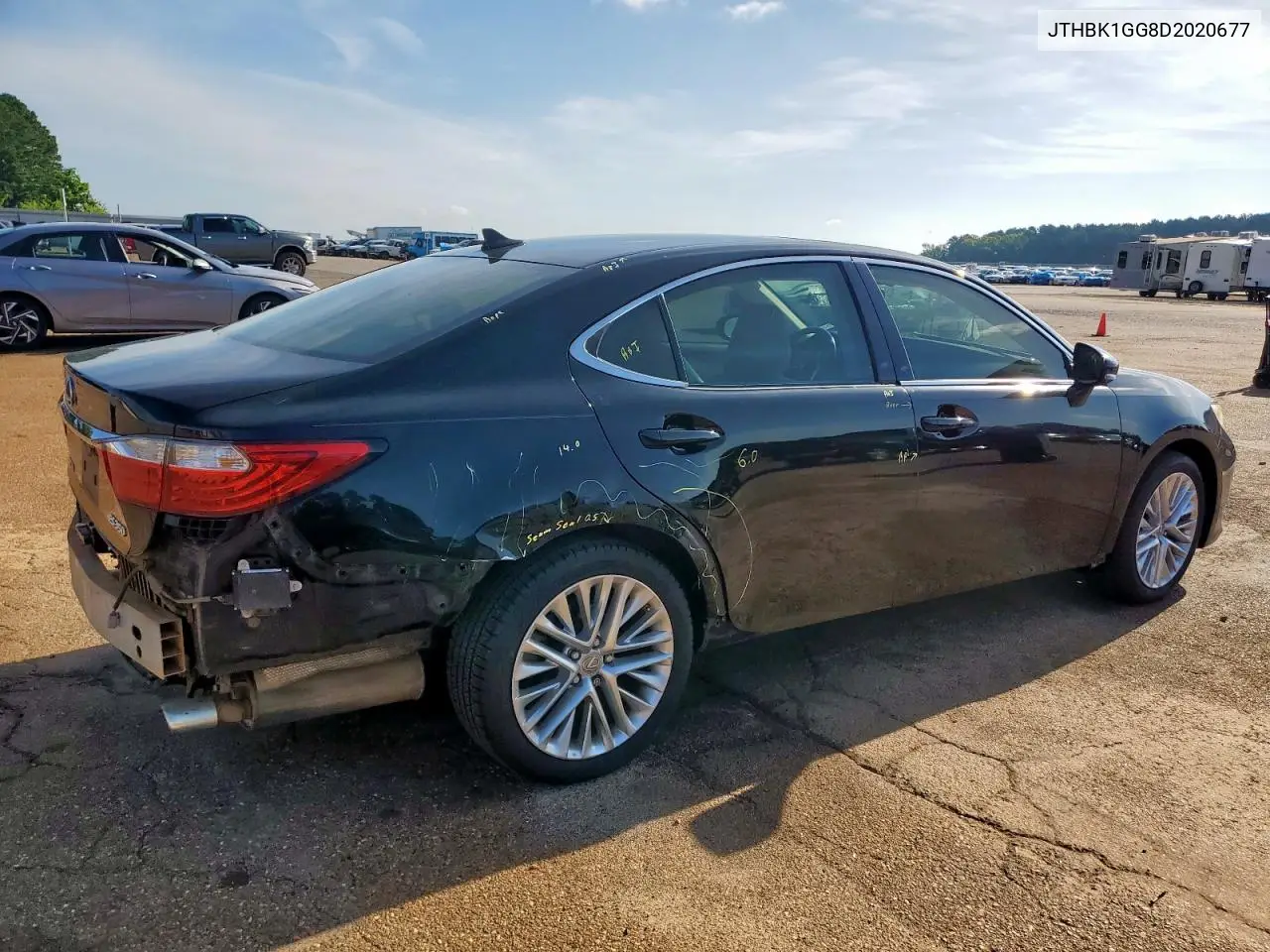 2013 Lexus Es 350 VIN: JTHBK1GG8D2020677 Lot: 62262255