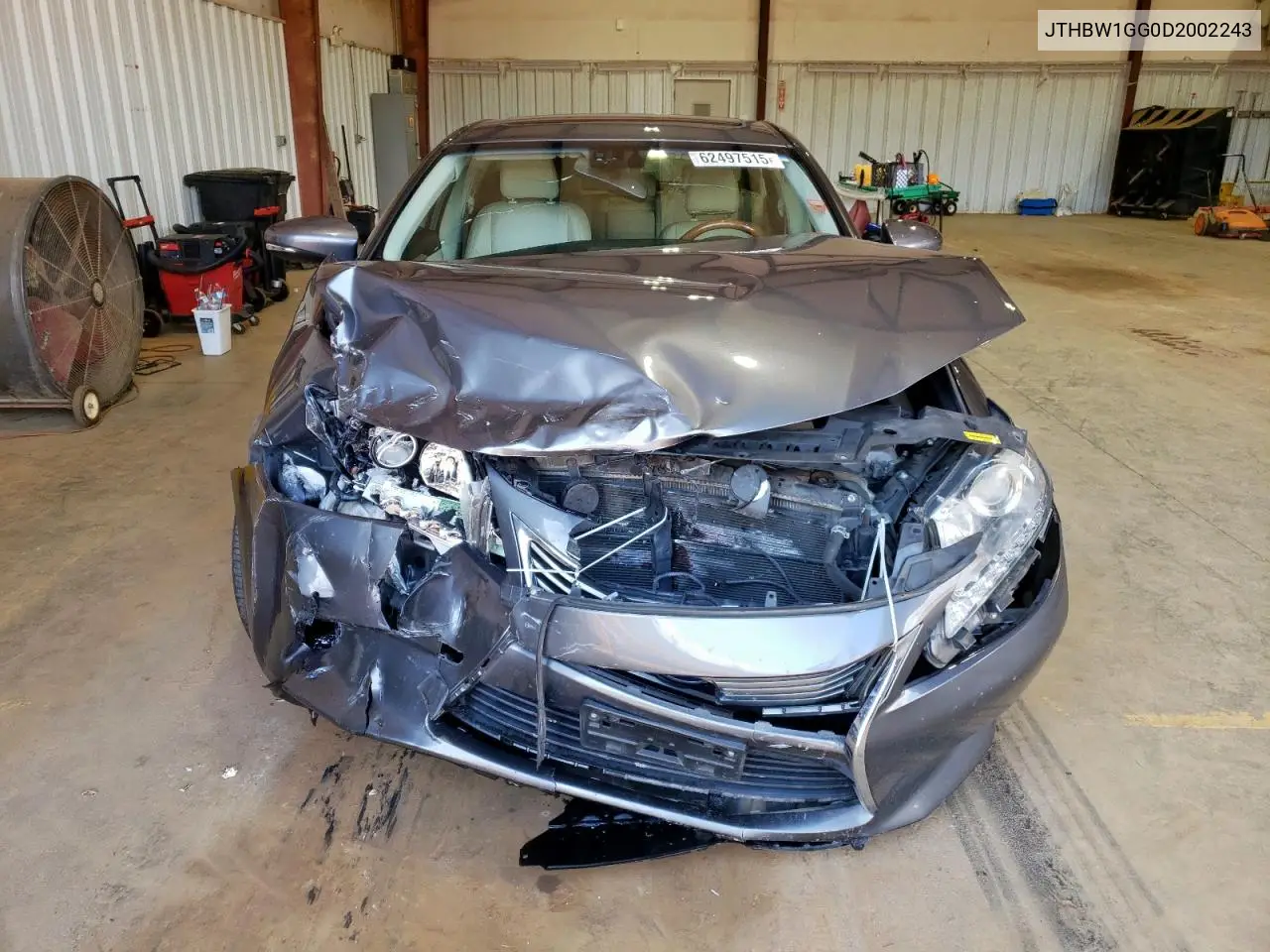 2013 Lexus Es 300H VIN: JTHBW1GG0D2002243 Lot: 62497515