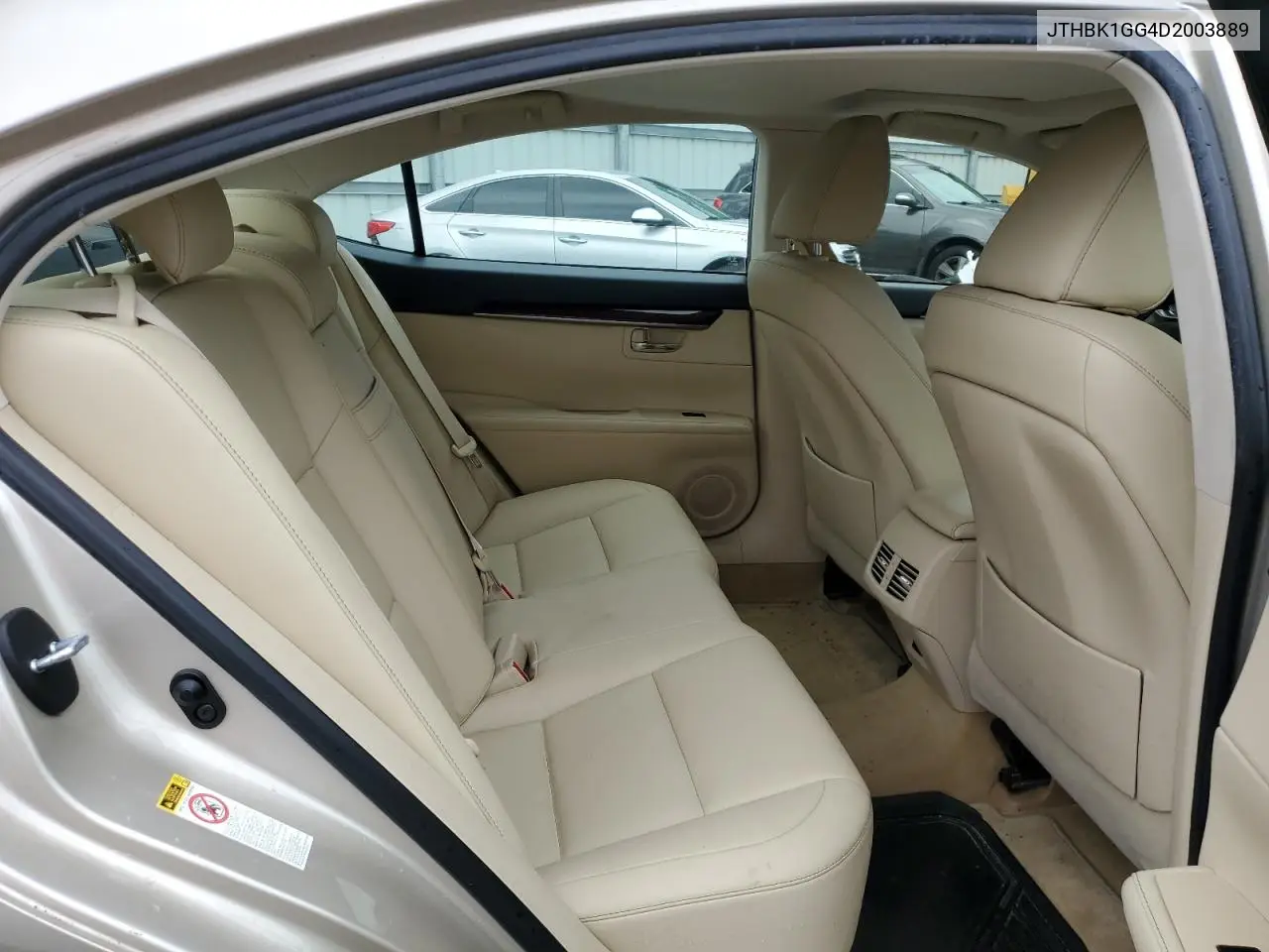 2013 Lexus Es 350 VIN: JTHBK1GG4D2003889 Lot: 62556345
