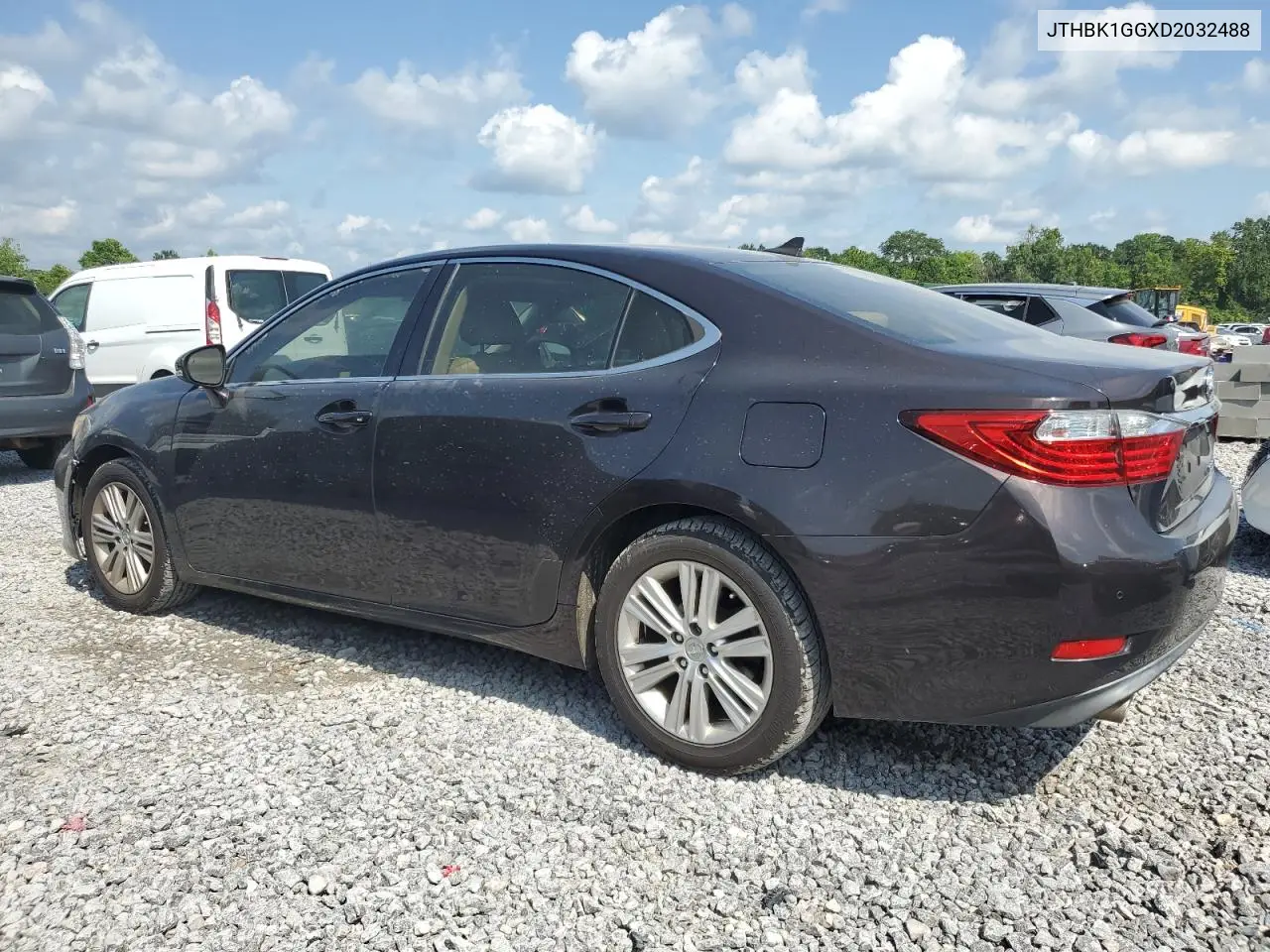 2013 Lexus Es 350 VIN: JTHBK1GGXD2032488 Lot: 62575545